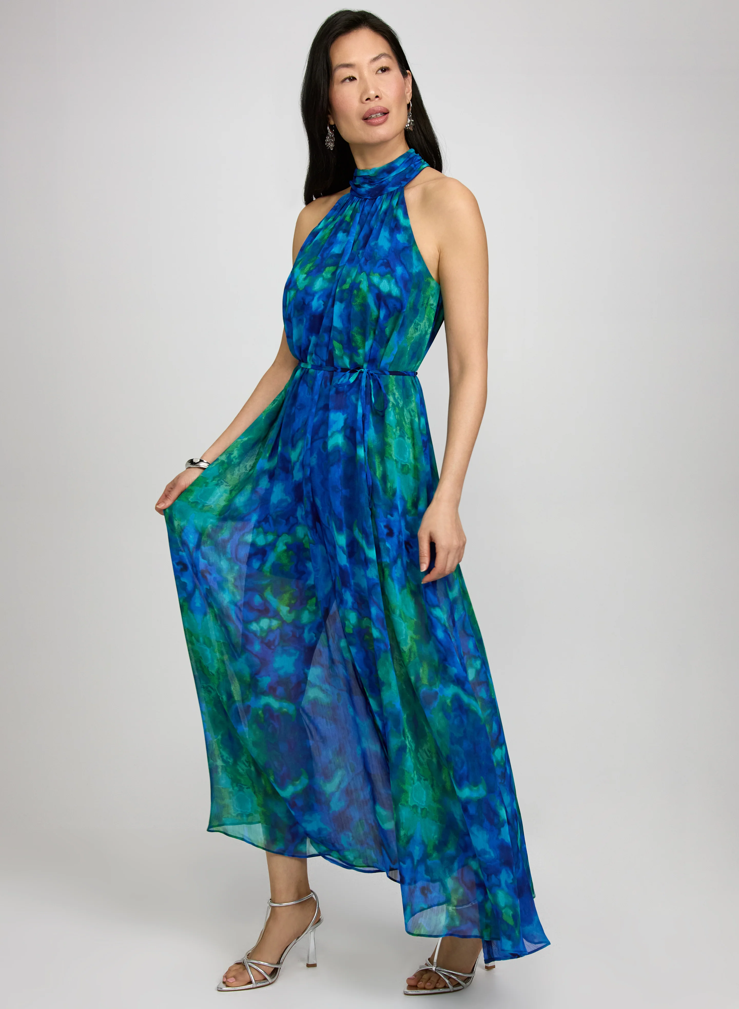Printed Wide-Leg Jumpsuit - Image 2
