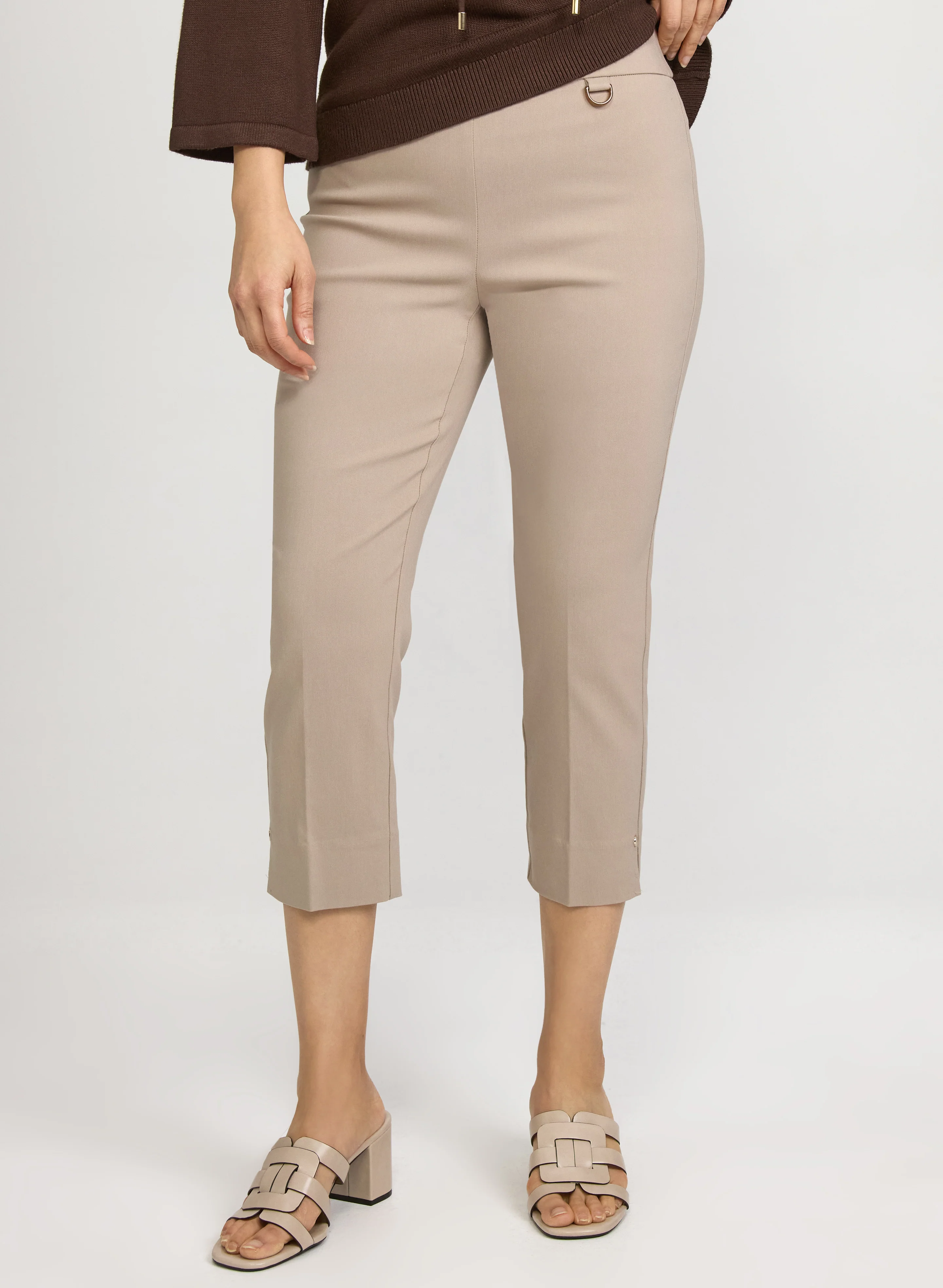 Pull-On Bengaline Capris