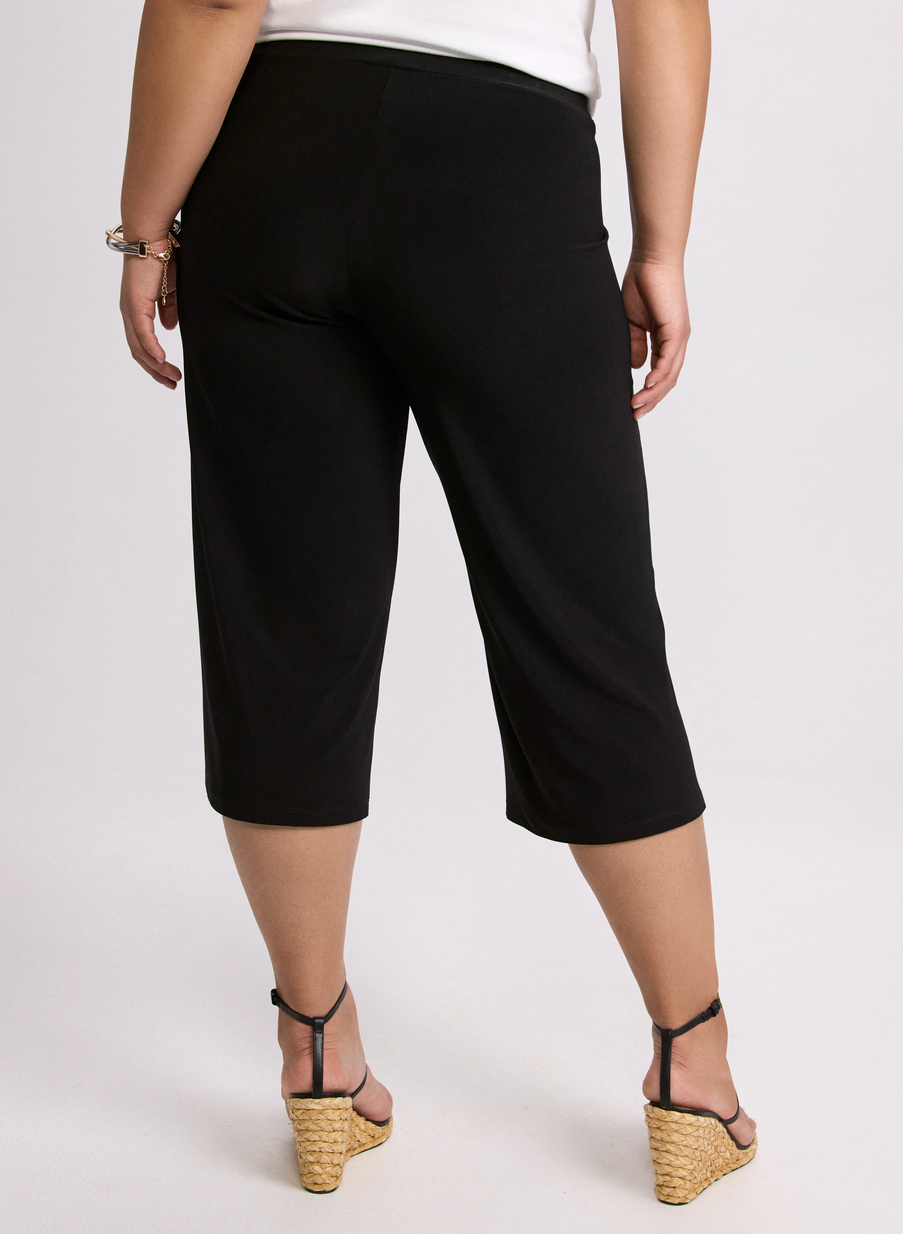 Side Slit Pull-On Capris - Image 2
