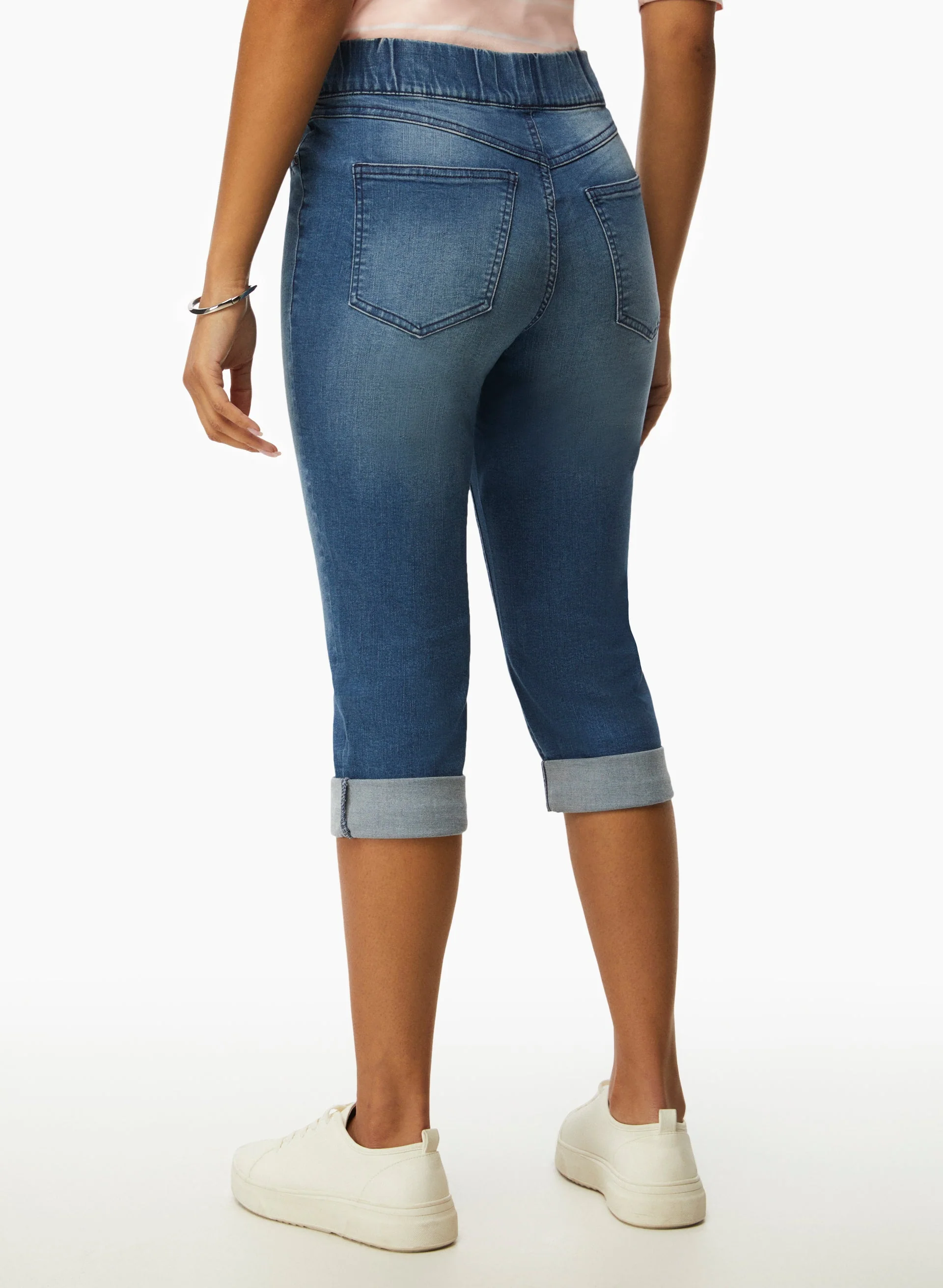 Pull-On Denim Capris - Image 2