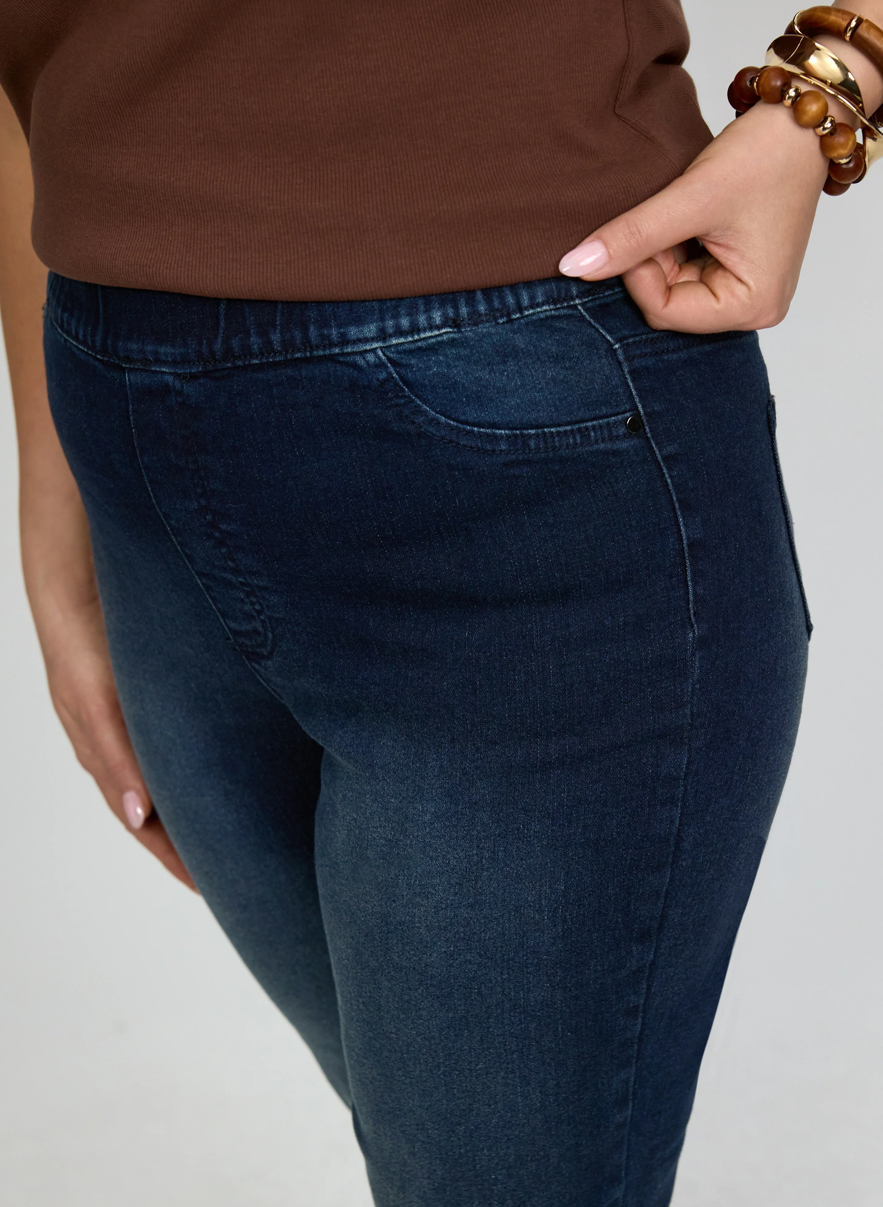 Pull-On Denim Capris - Image 2
