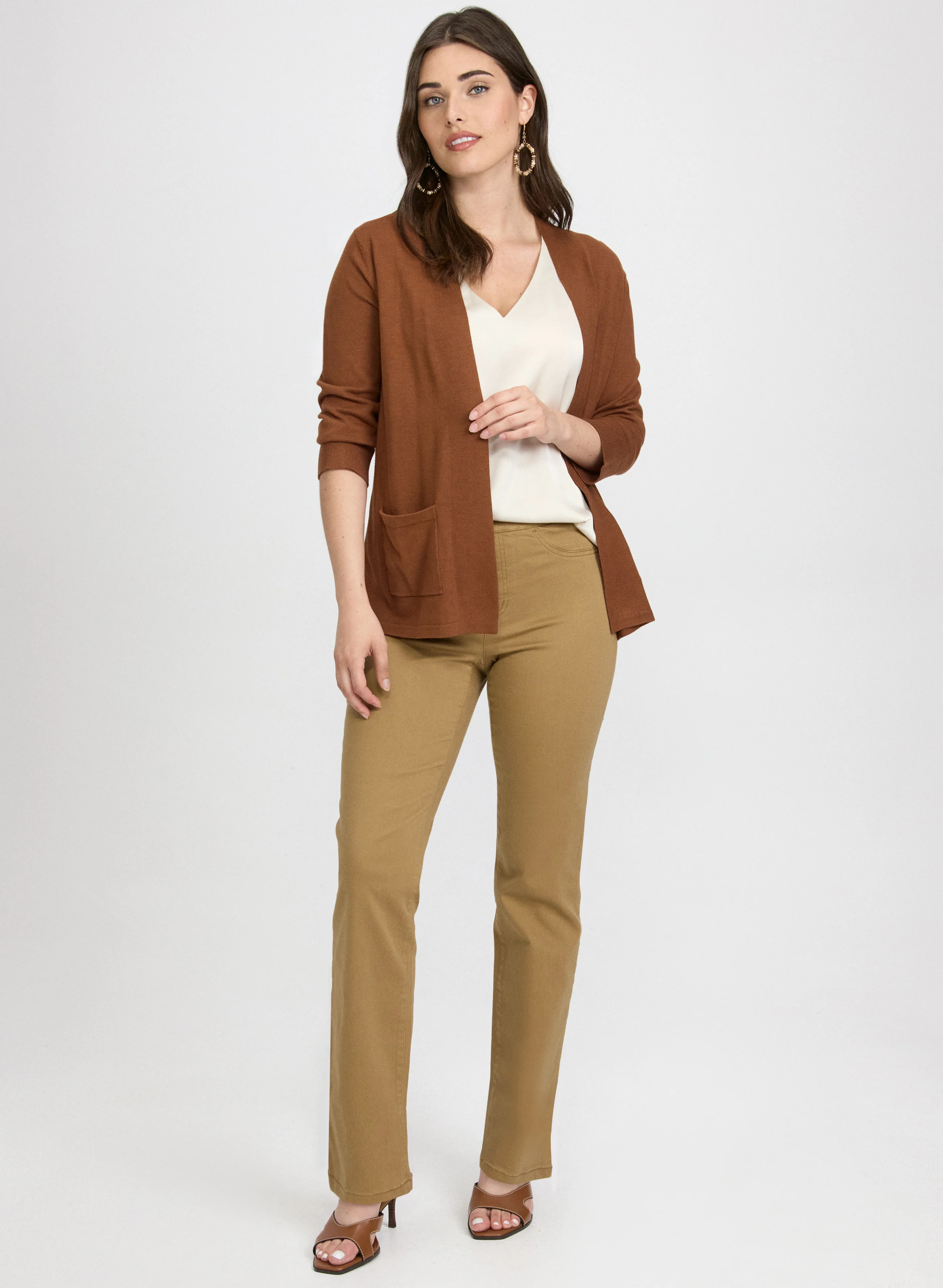 Pull-On Denim Pants - Image 3