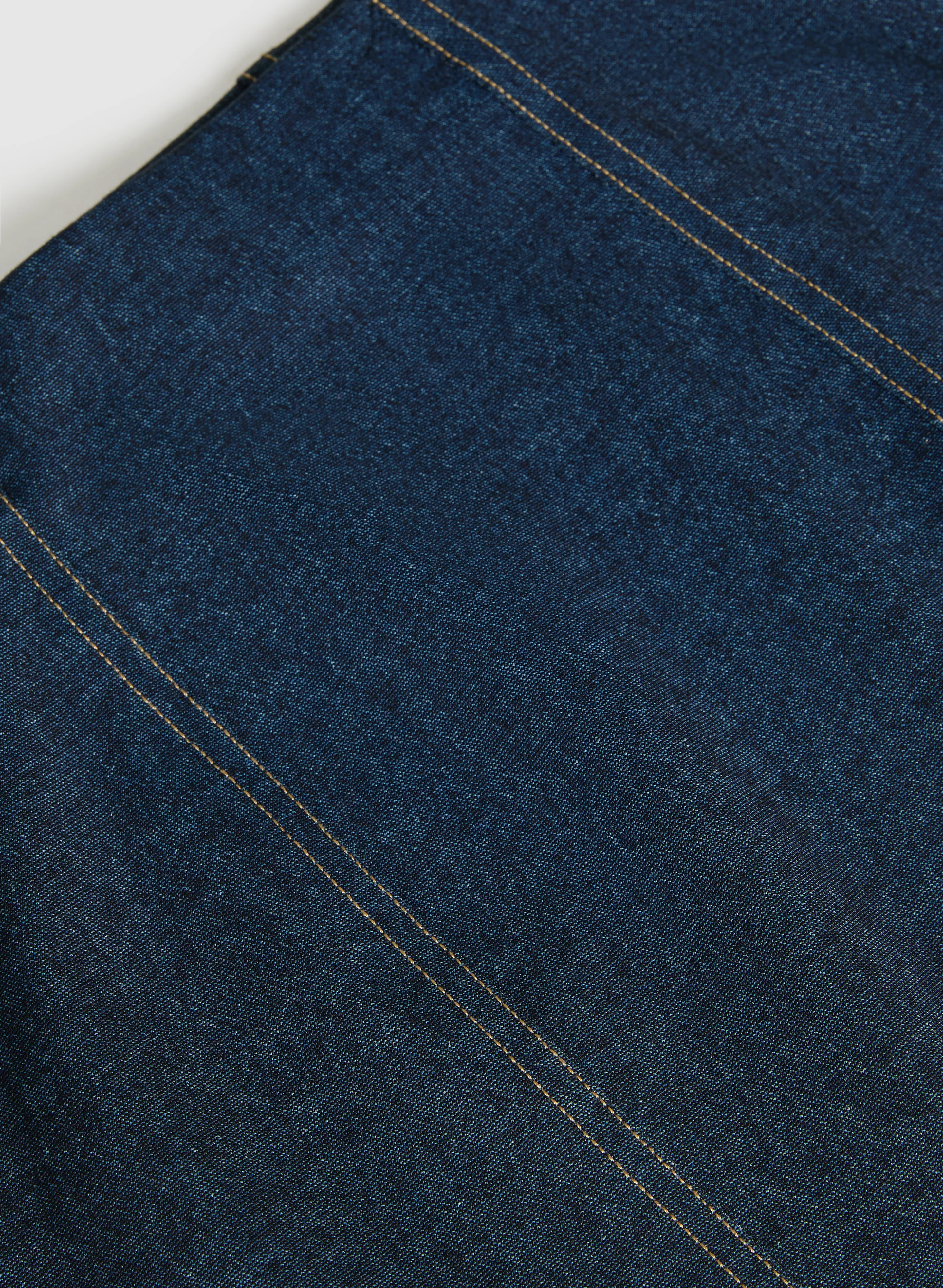 Pull-On Denim Skirt - Image 7