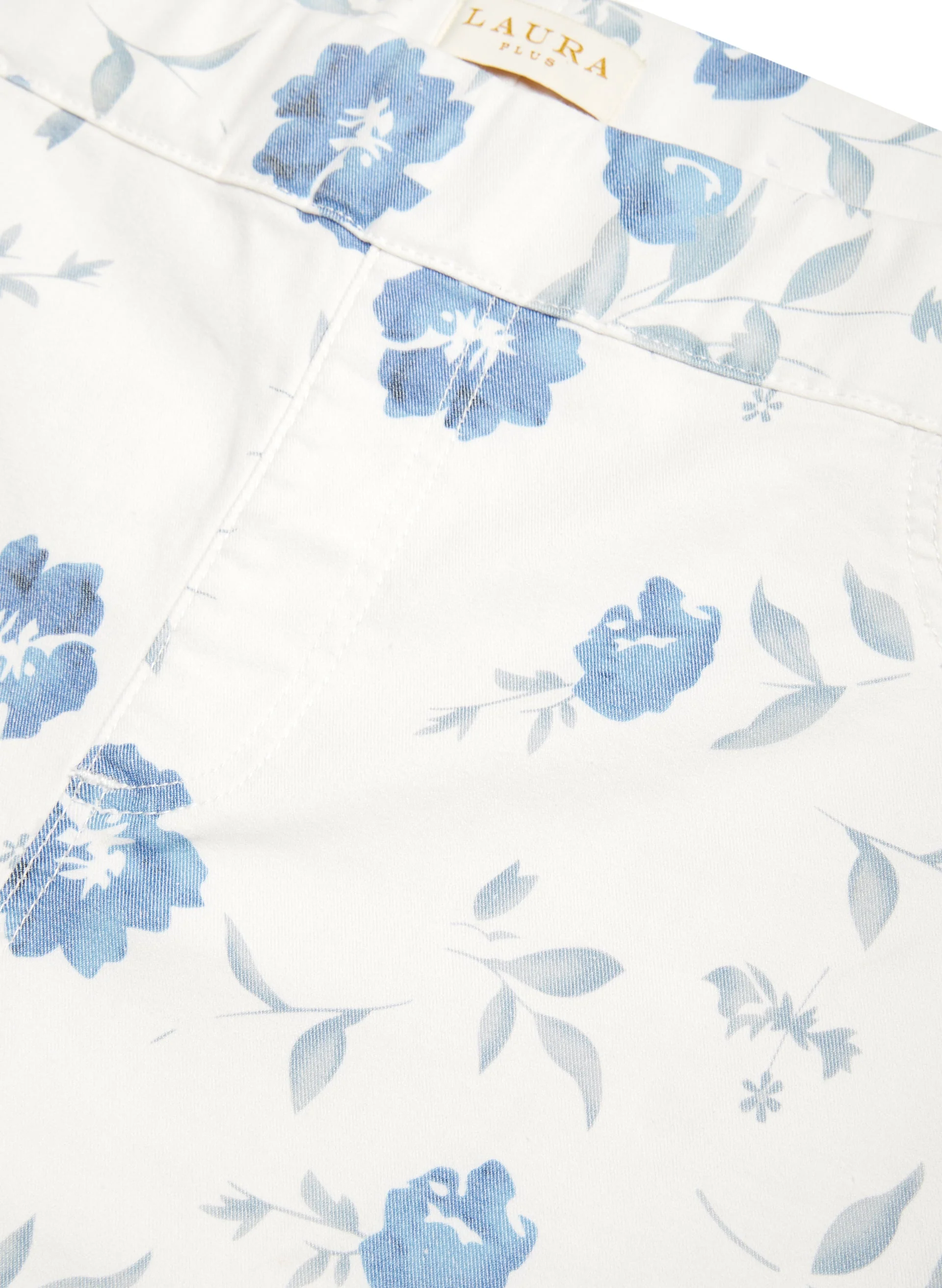 Pull-On Floral Print Jeans - Image 6