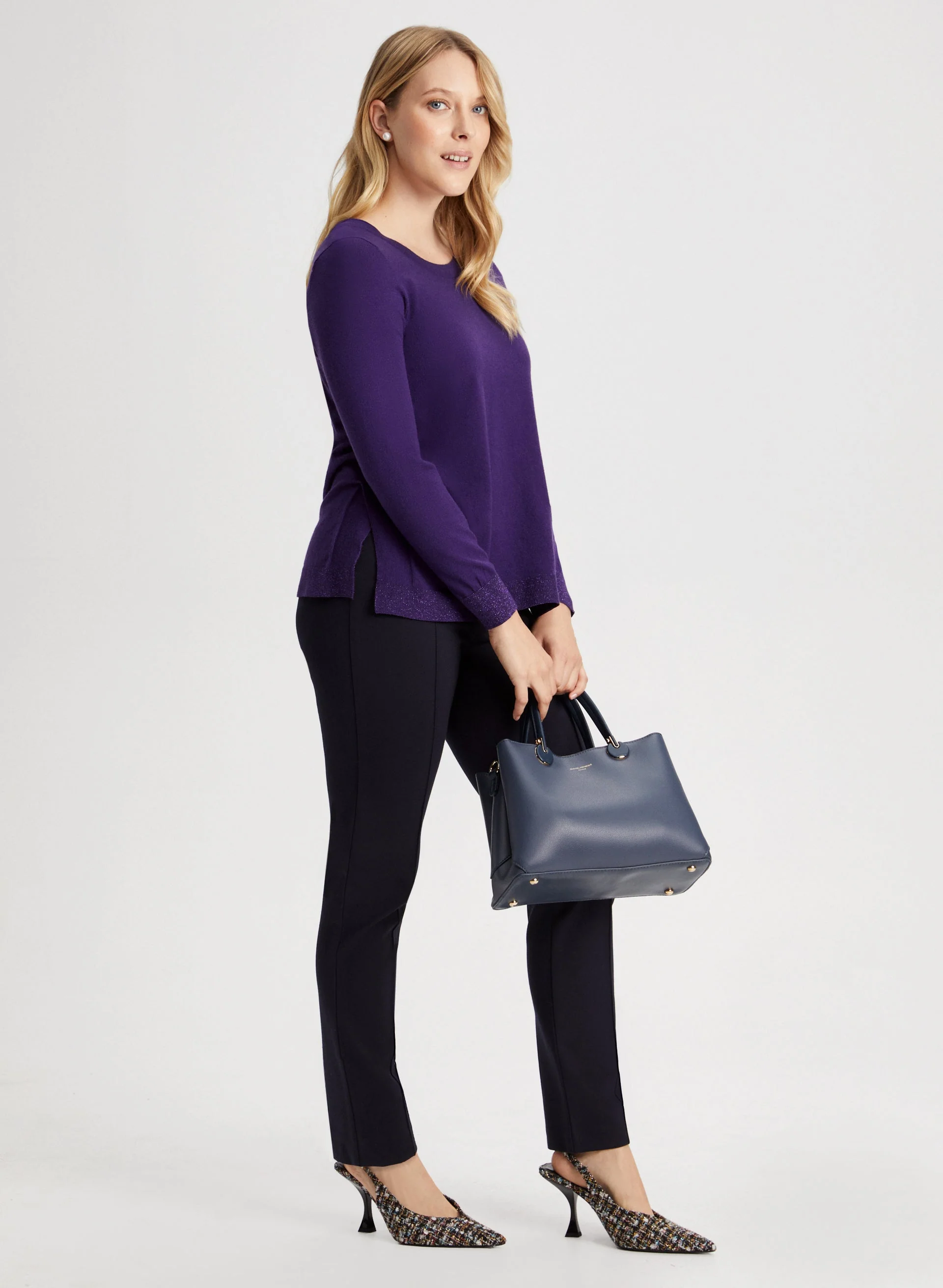 Pull-On Ponte de Roma Pants - Image 5