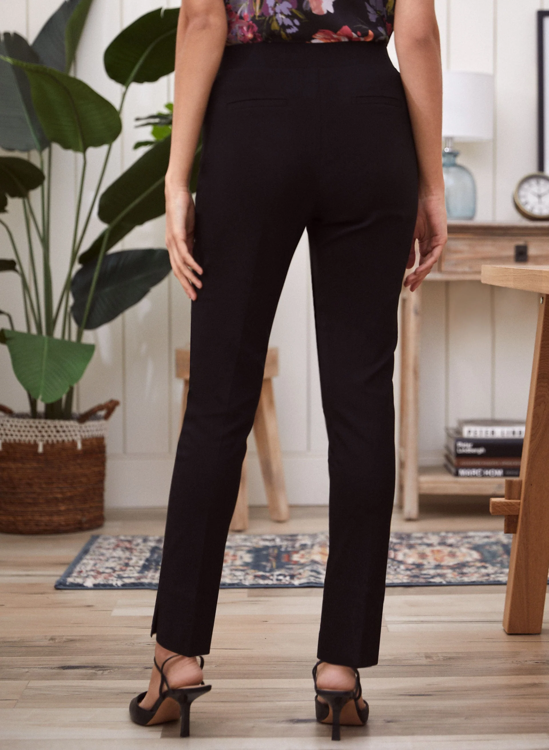 Pull-On Slim Leg Pants - Image 2