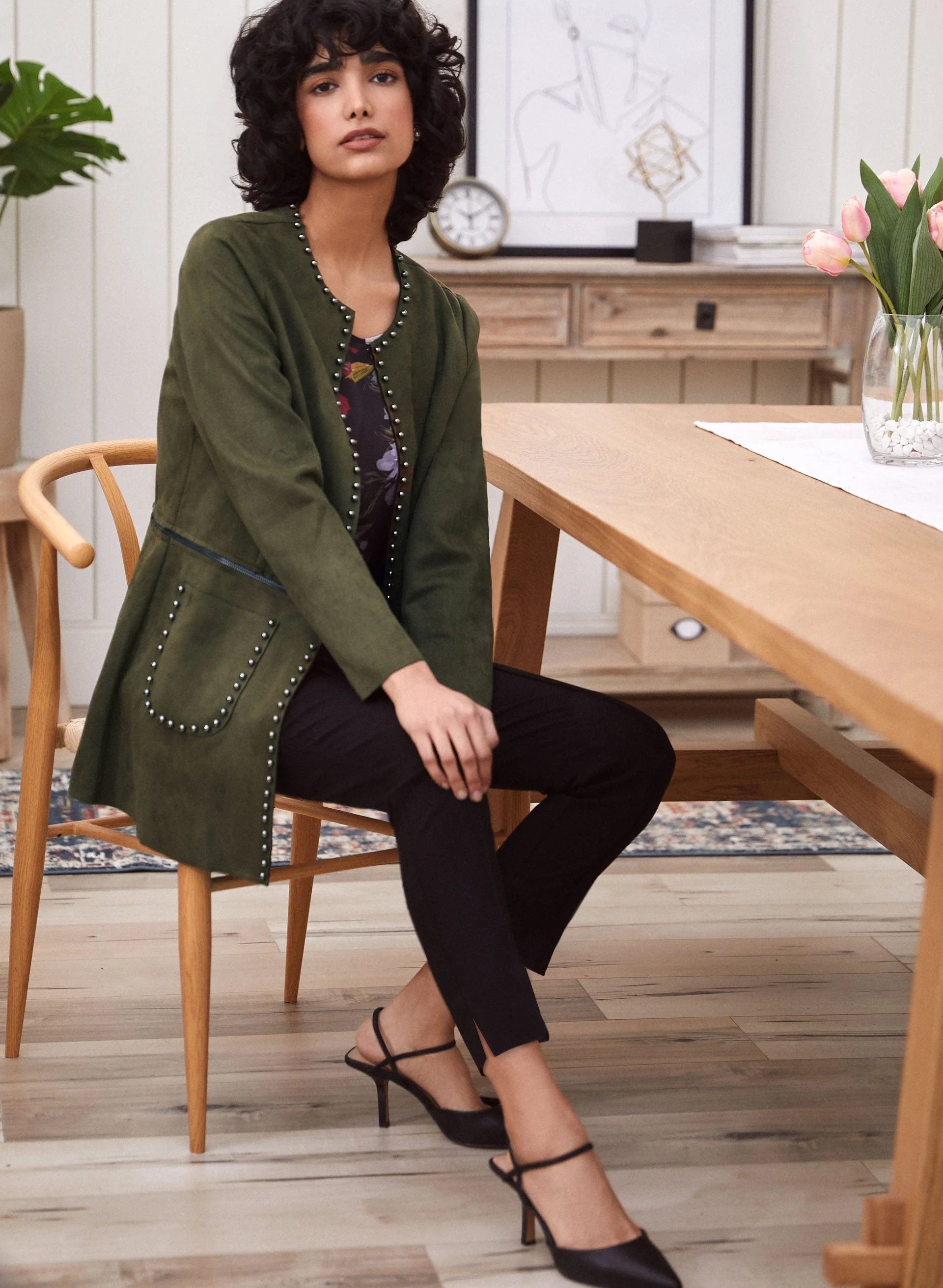 Pull-On Slim Leg Pants - Image 3