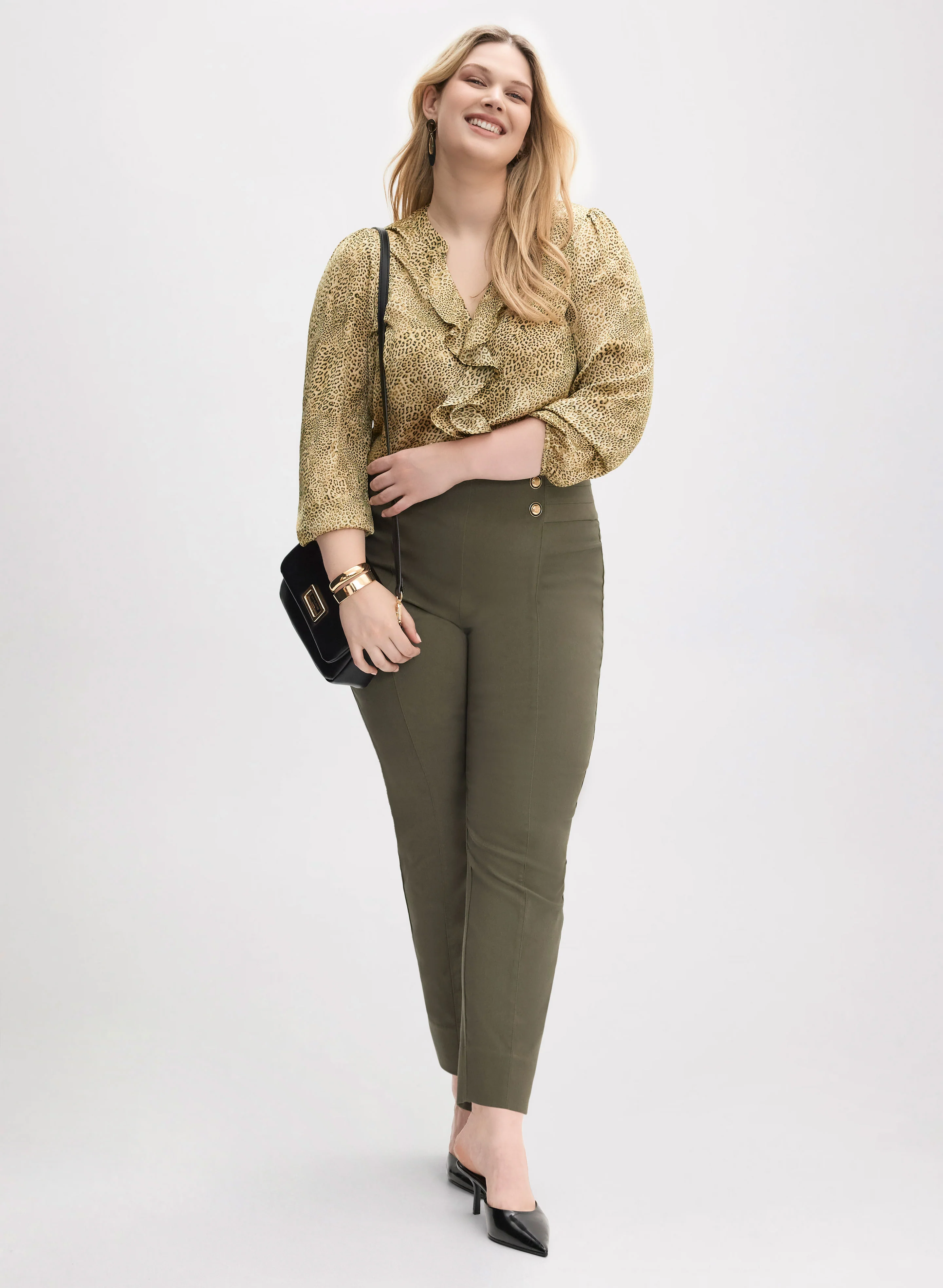 Sofia Pull-On Slim Leg Pants - Regular - Image 3