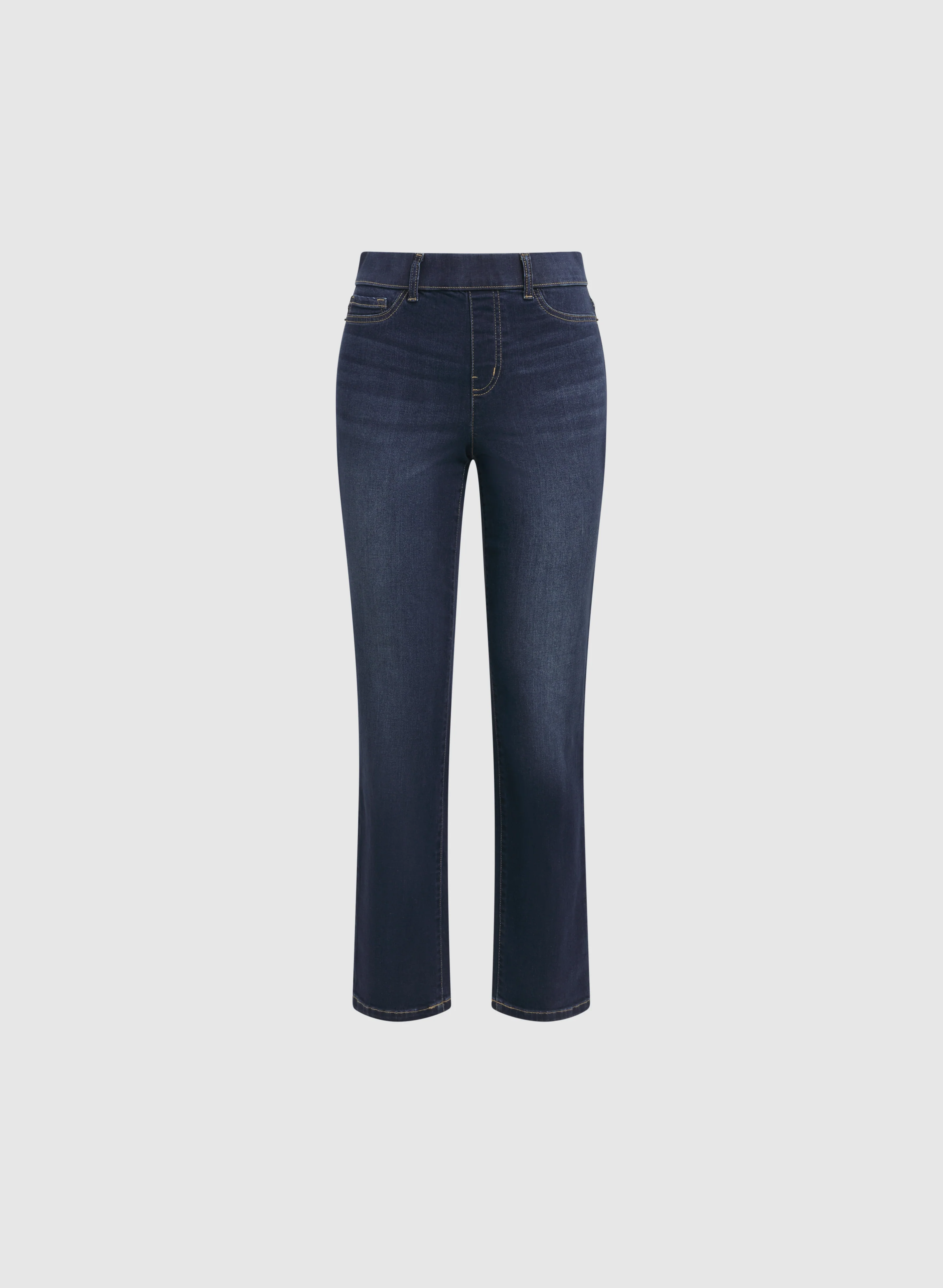 Pull-On Straight-Leg Jeans - Image 6