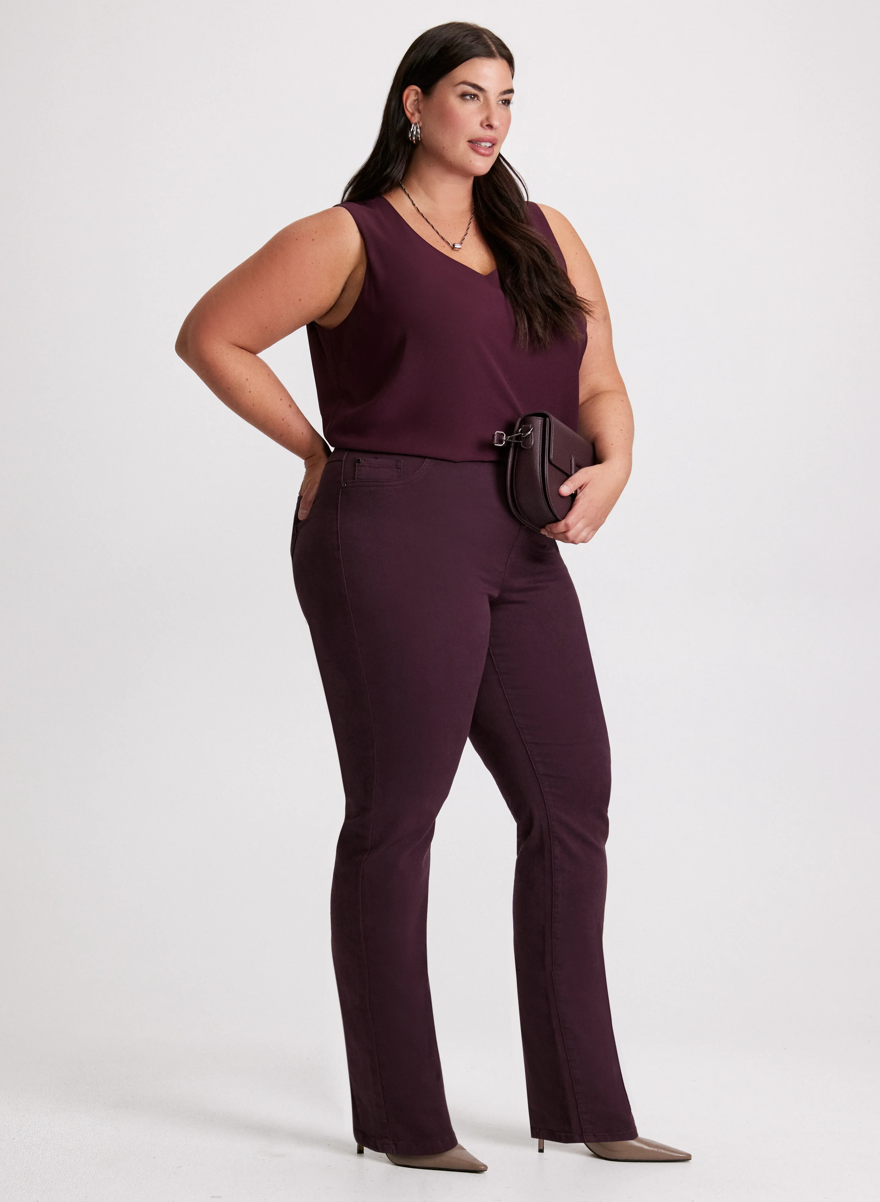 Pull-On Straight Leg Jeans - Image 5