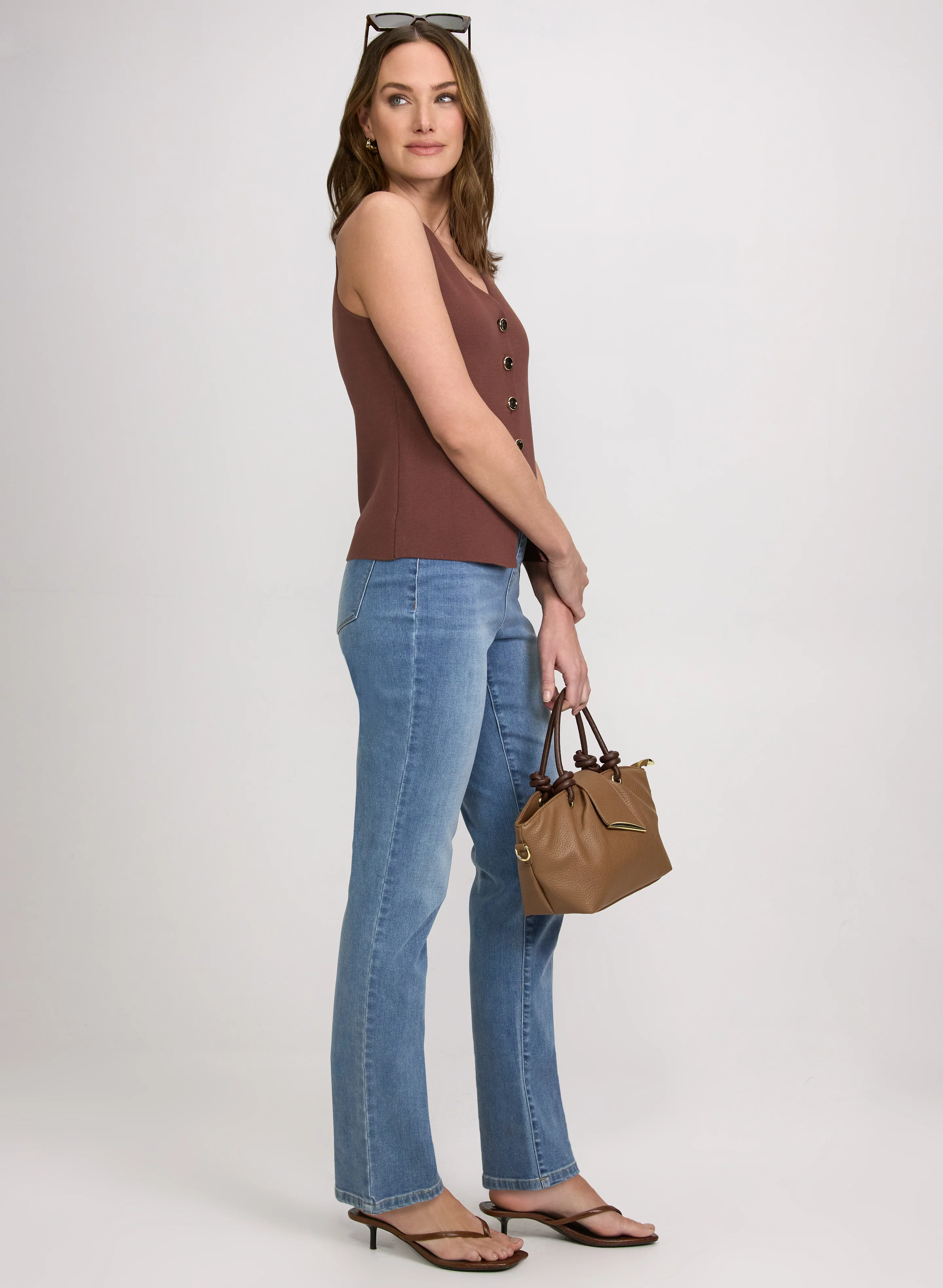 Pull-On Straight-Leg Jeans - Image 3