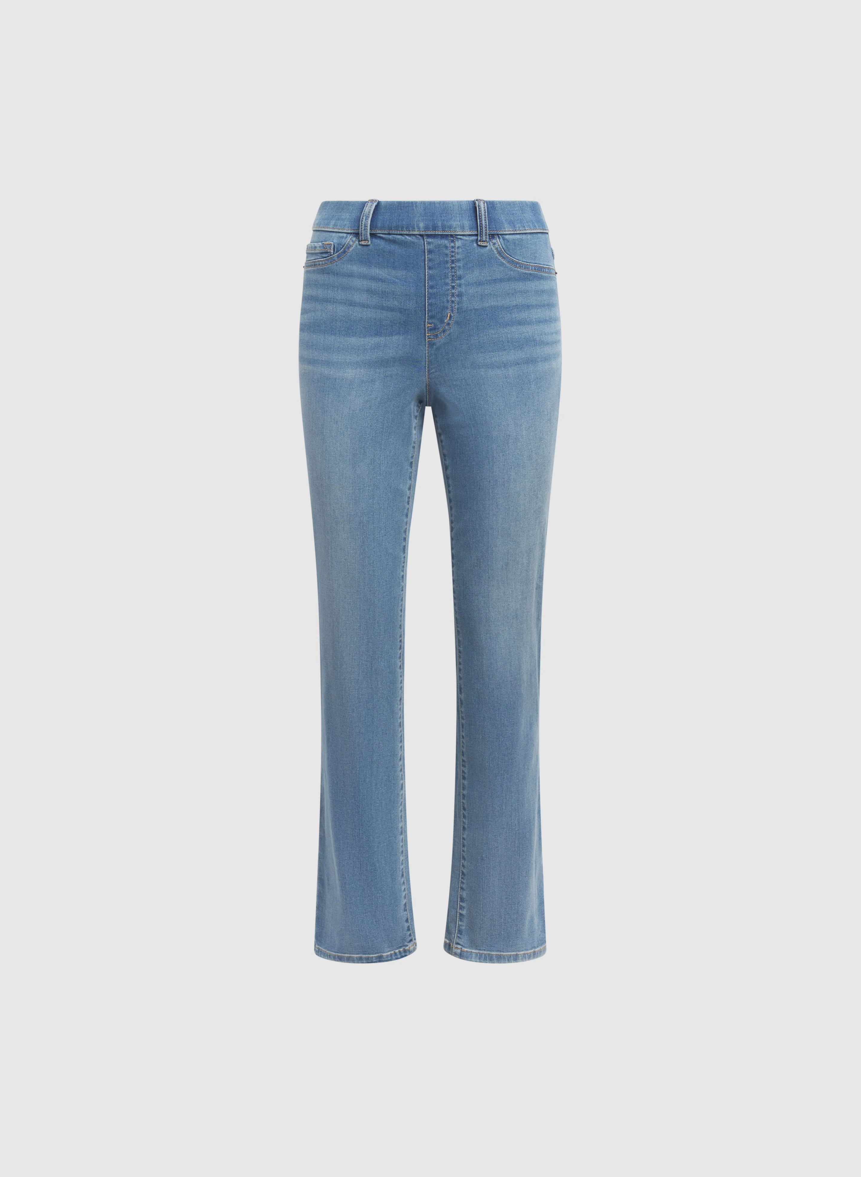 Pull-On Straight-Leg Jeans - Image 6
