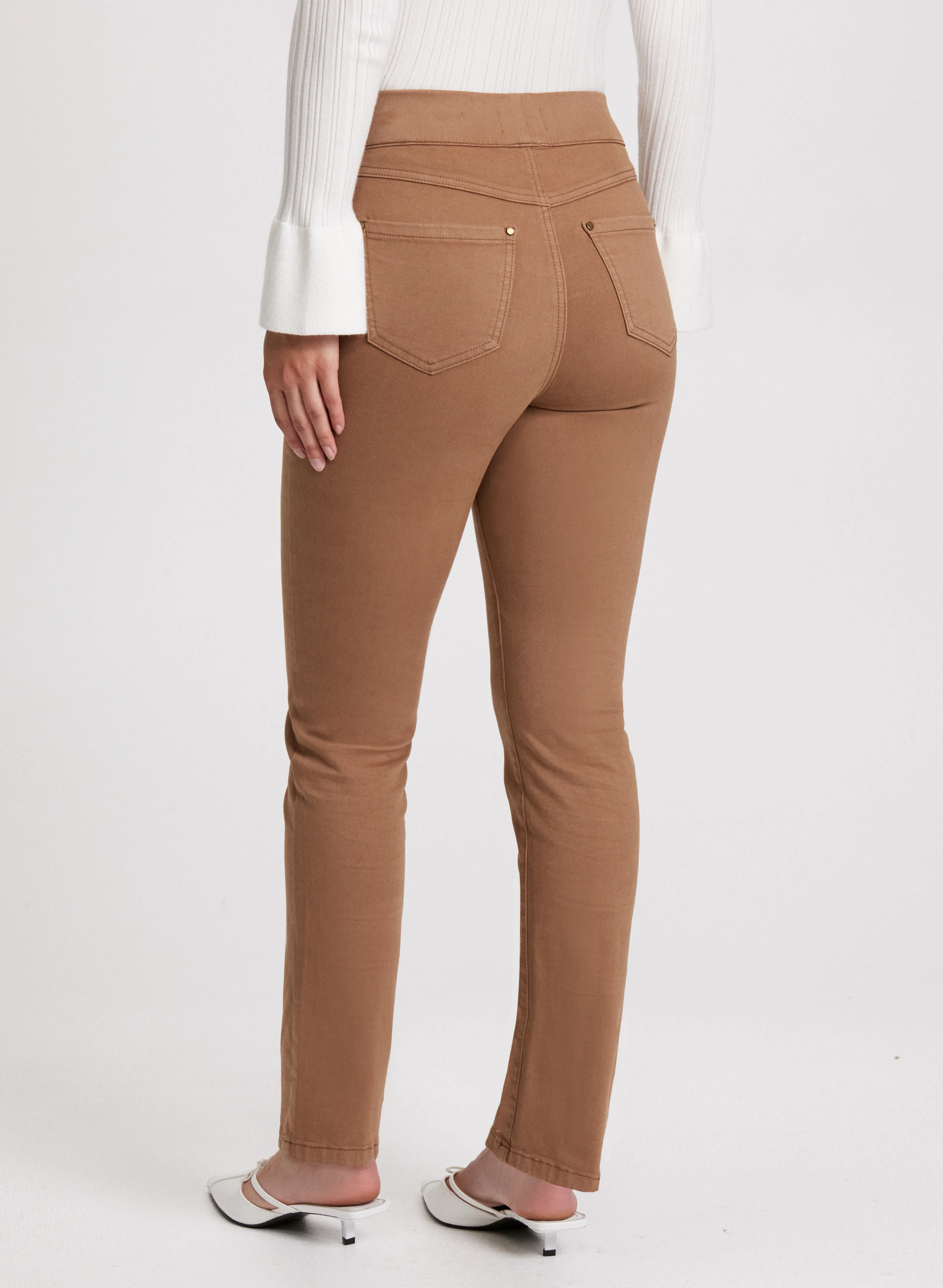 Pull-On Straight Leg Jeans - Image 2