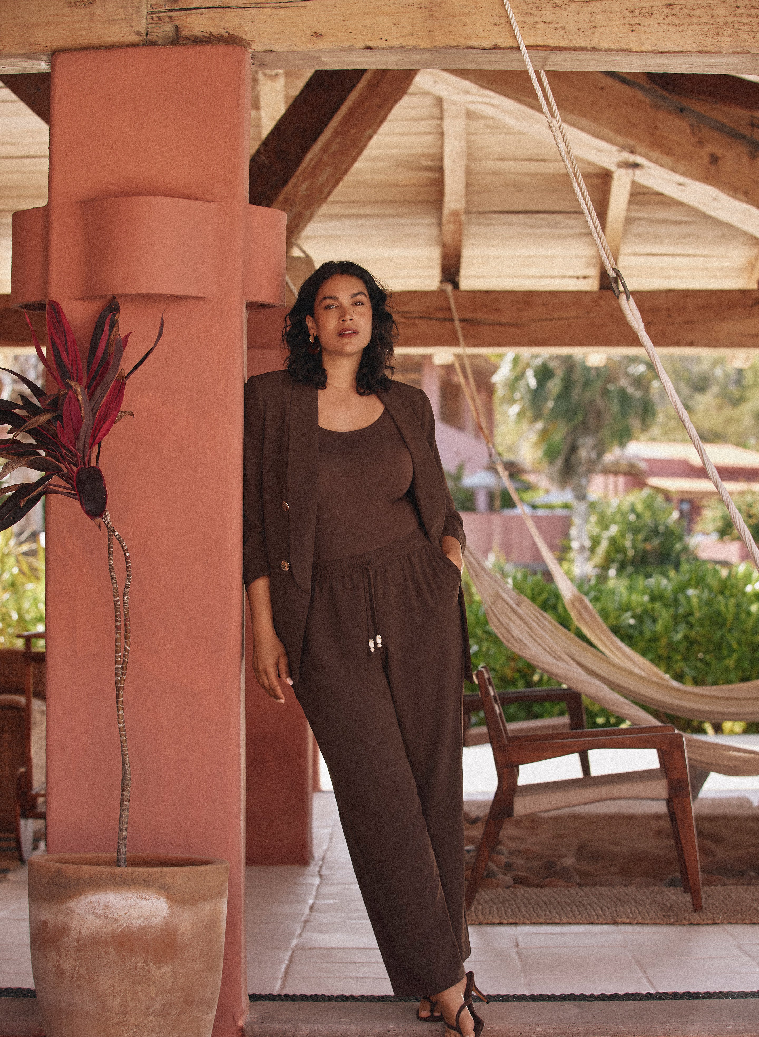 Pull-On Straight-Leg Pants - Image 3