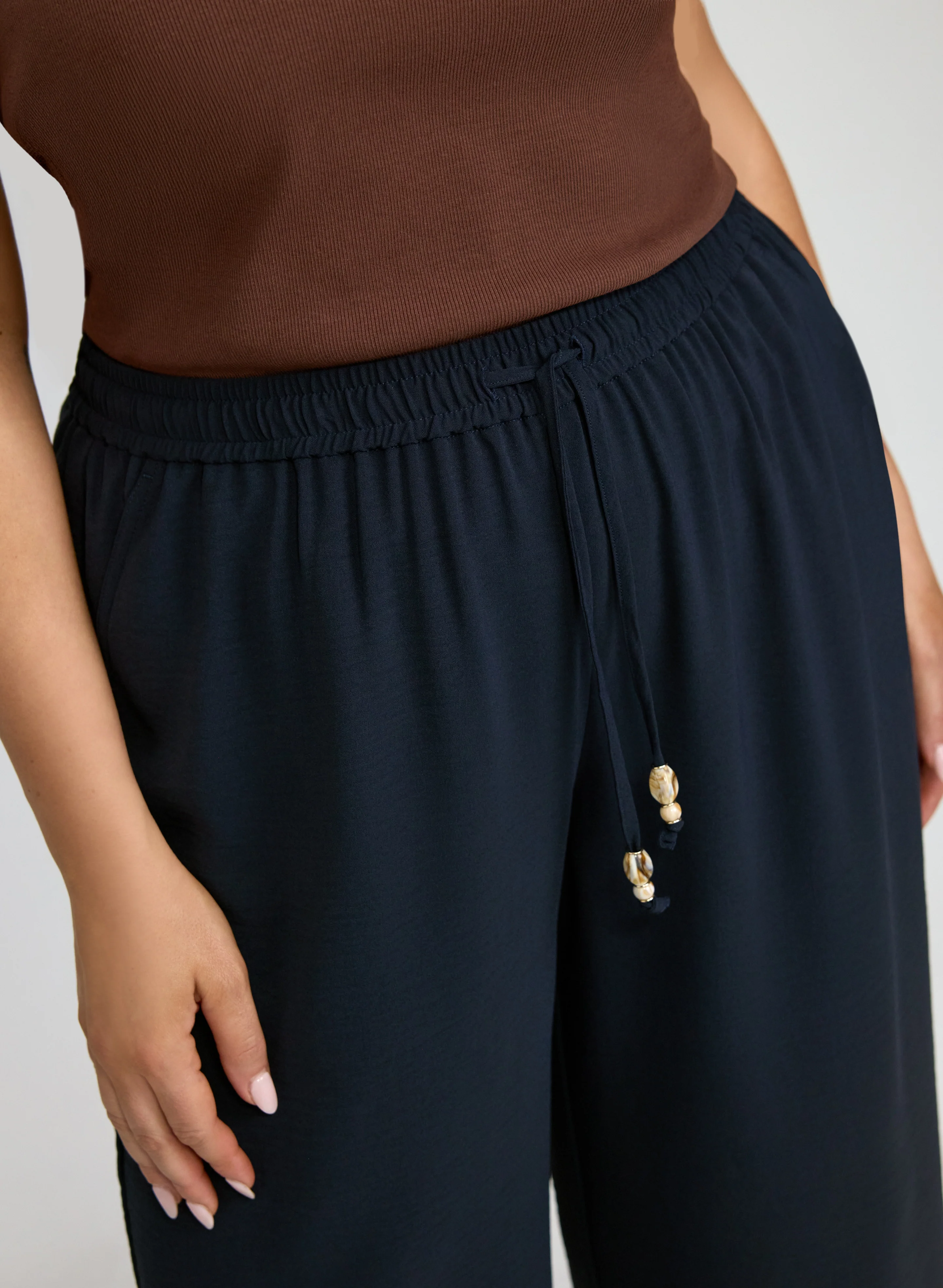 Pull-On Straight-Leg Pants - Image 2