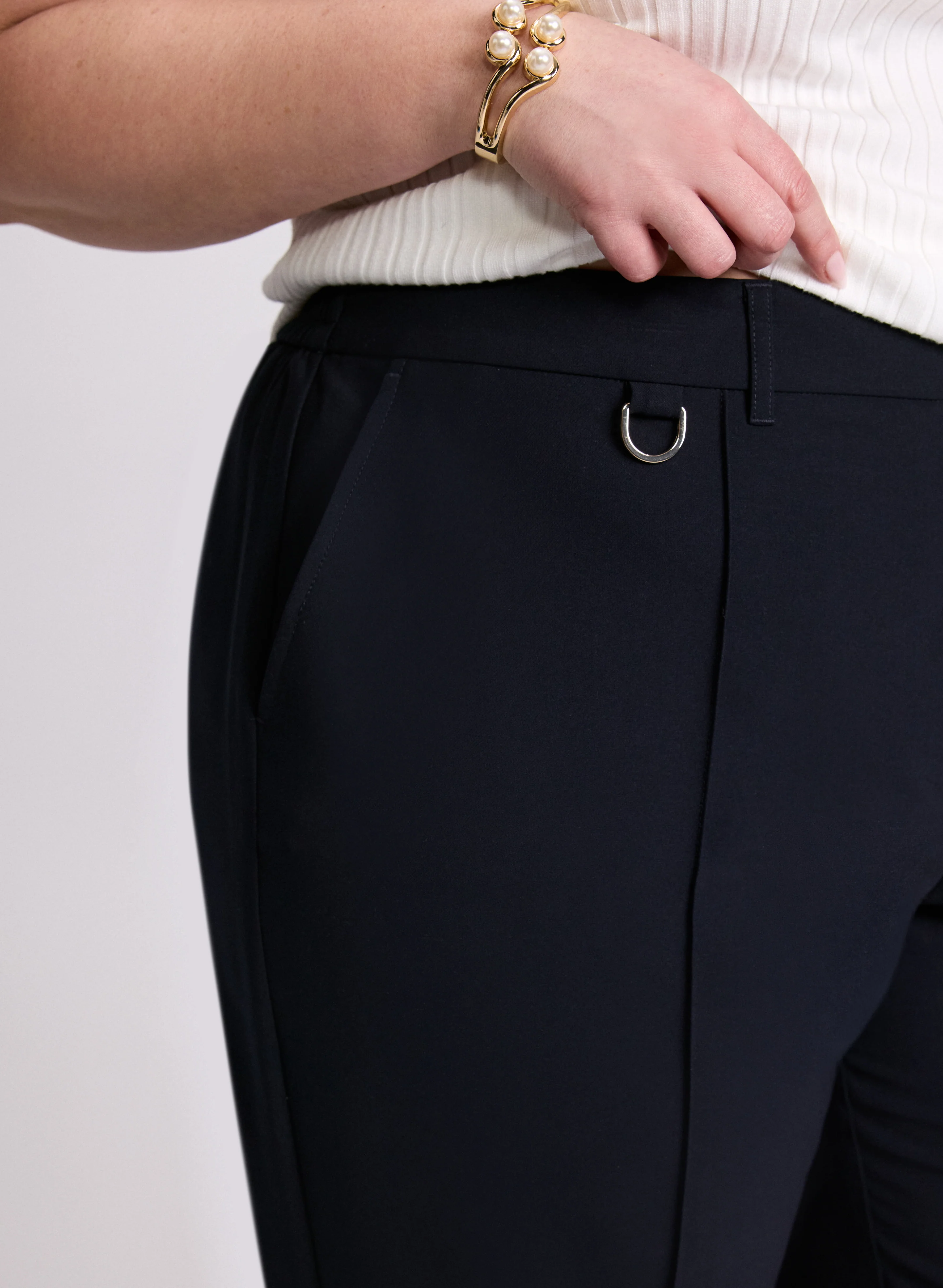 Pull-On Straight Leg Pants - Image 2