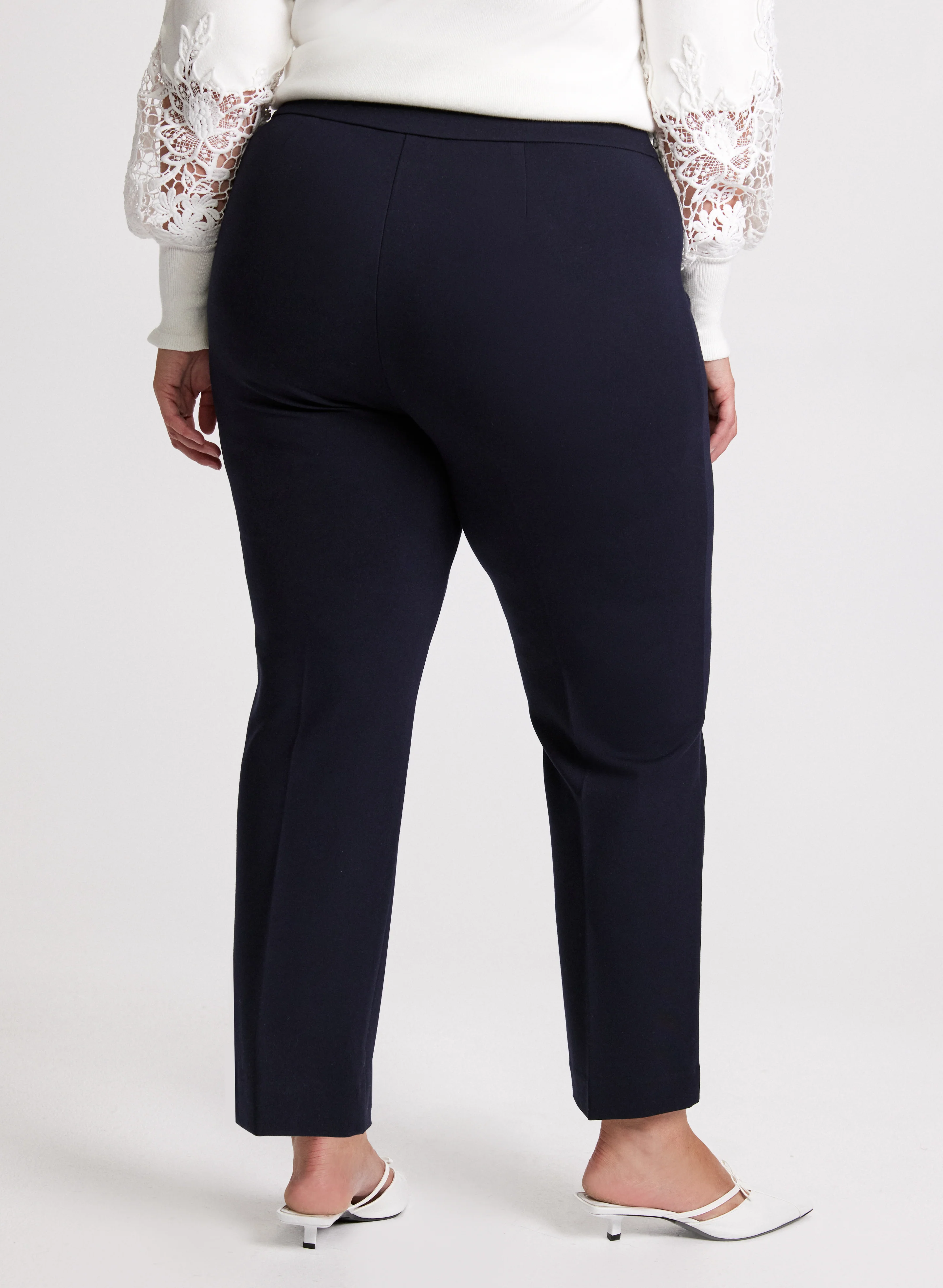 Sofia Pull-On Straight-Leg Pants - Image 2
