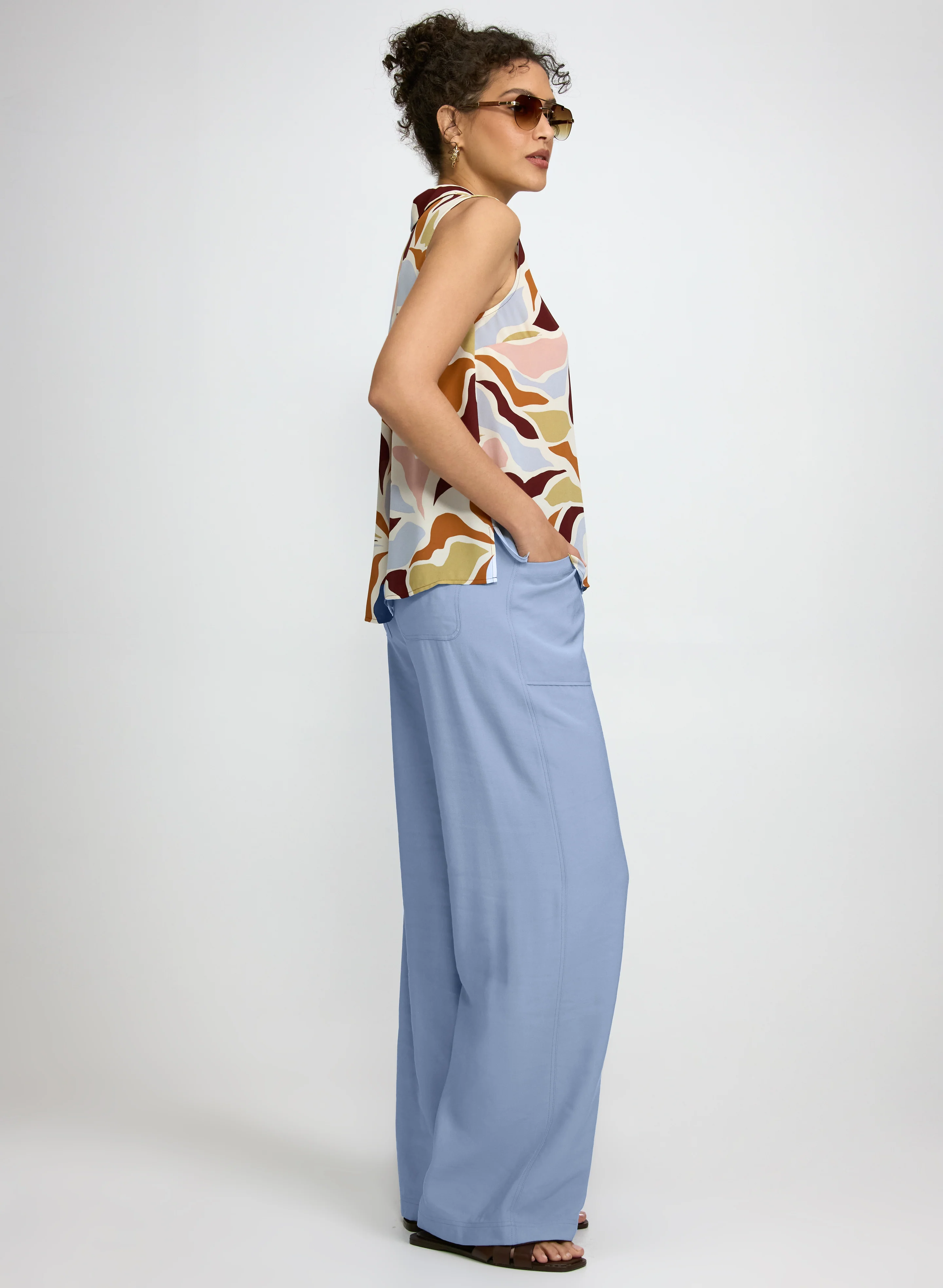 Pull-On Twill Pants - Image 7