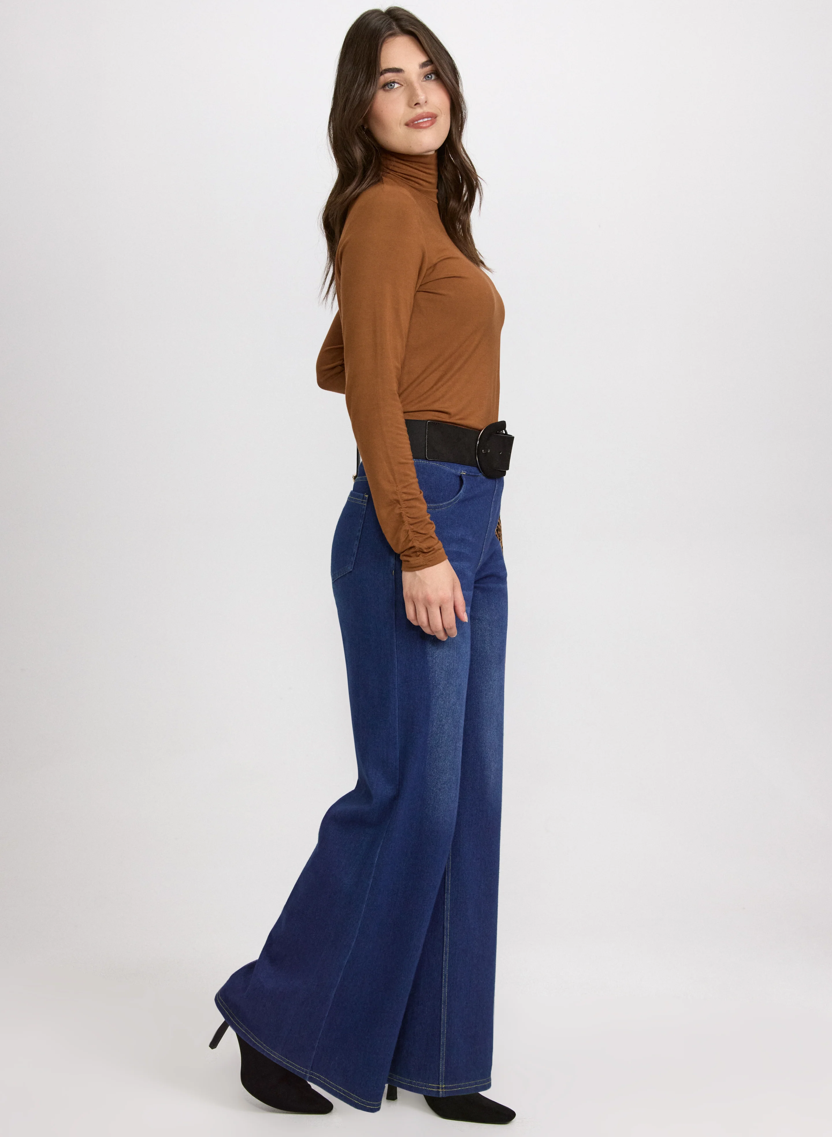 Compli K - Pull-On Wide-Leg Jeans - Image 4