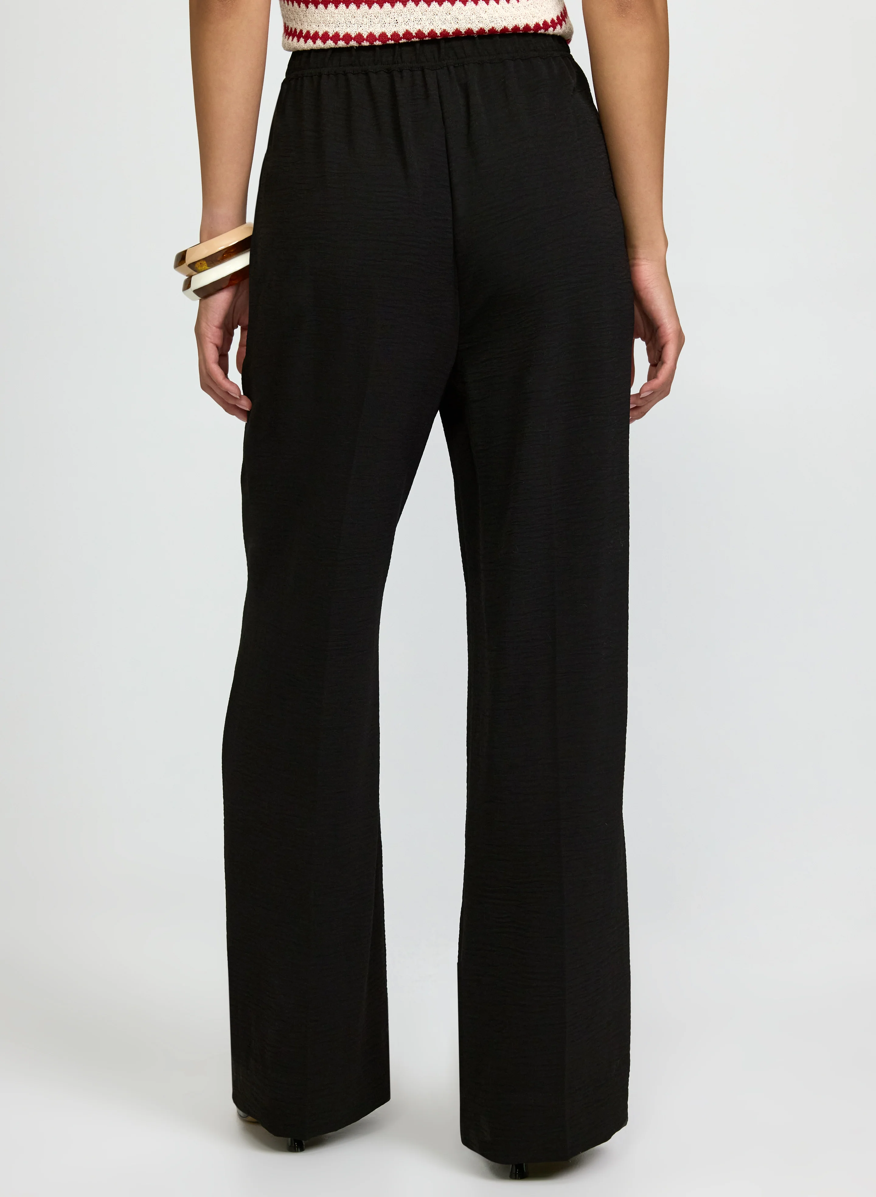 Pull-On Wide-Leg Pants - Image 4