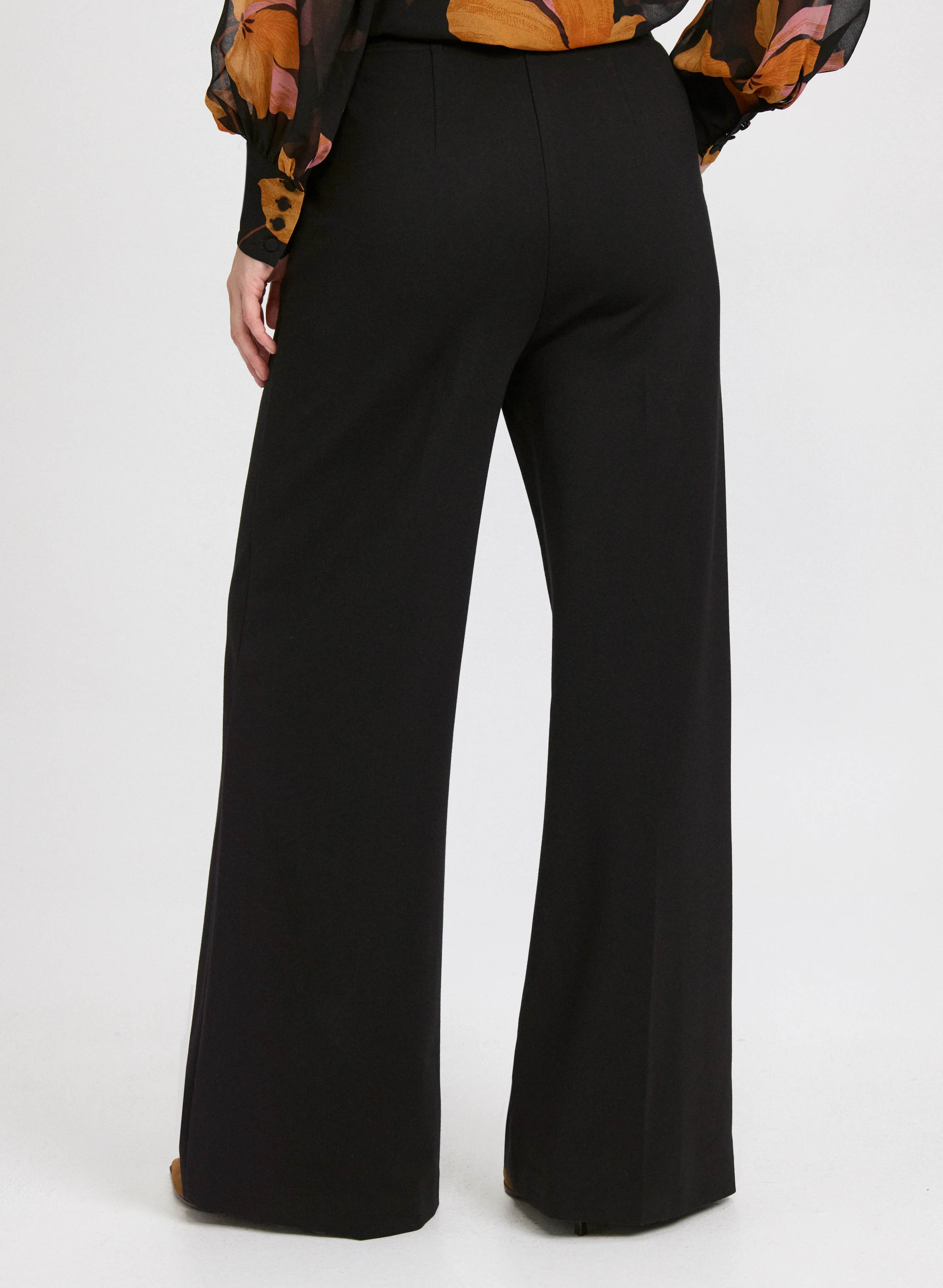 Pull-On Wide-Leg Pants - Image 2