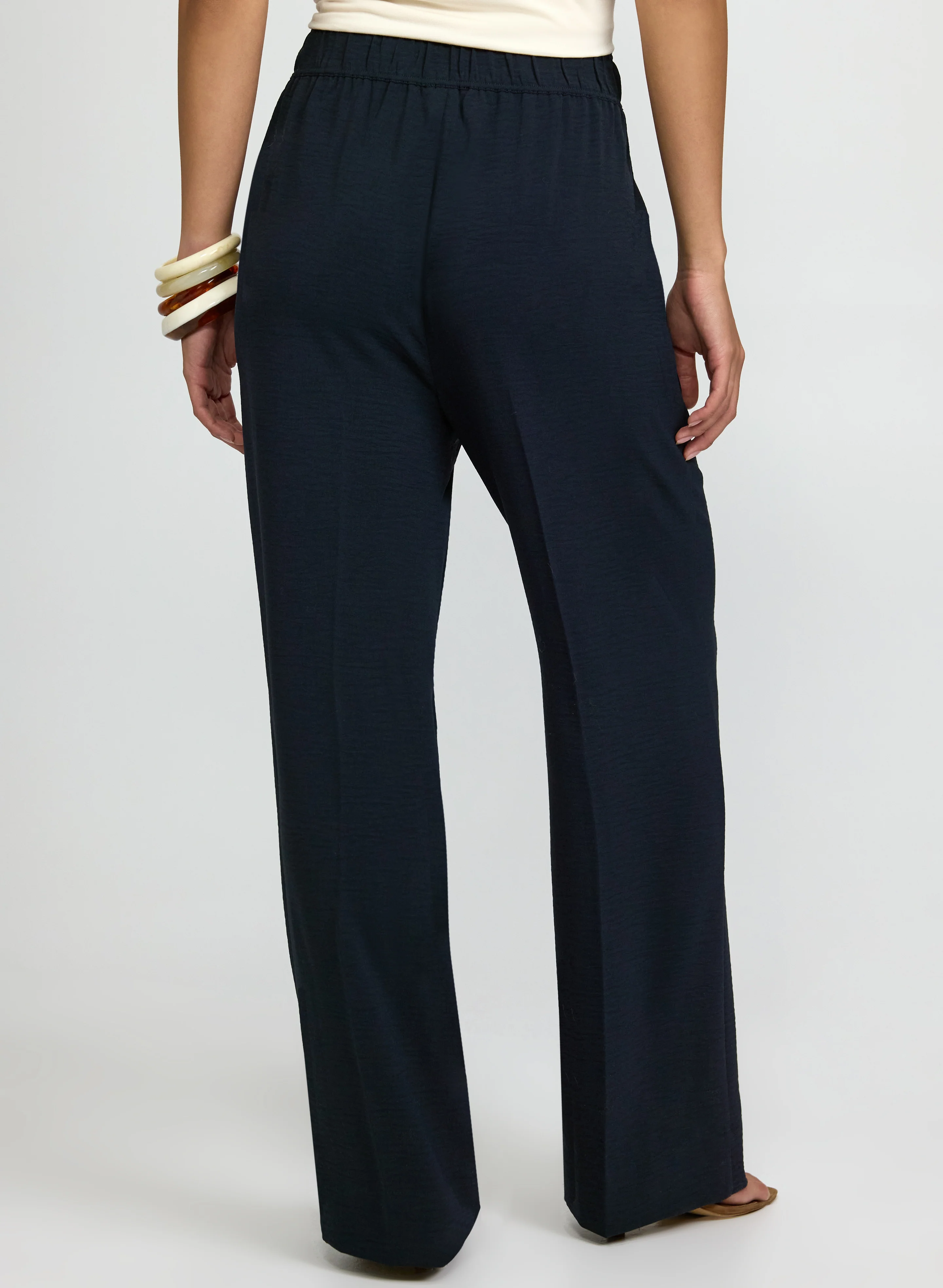 Pull-On Wide-Leg Pants - Image 4