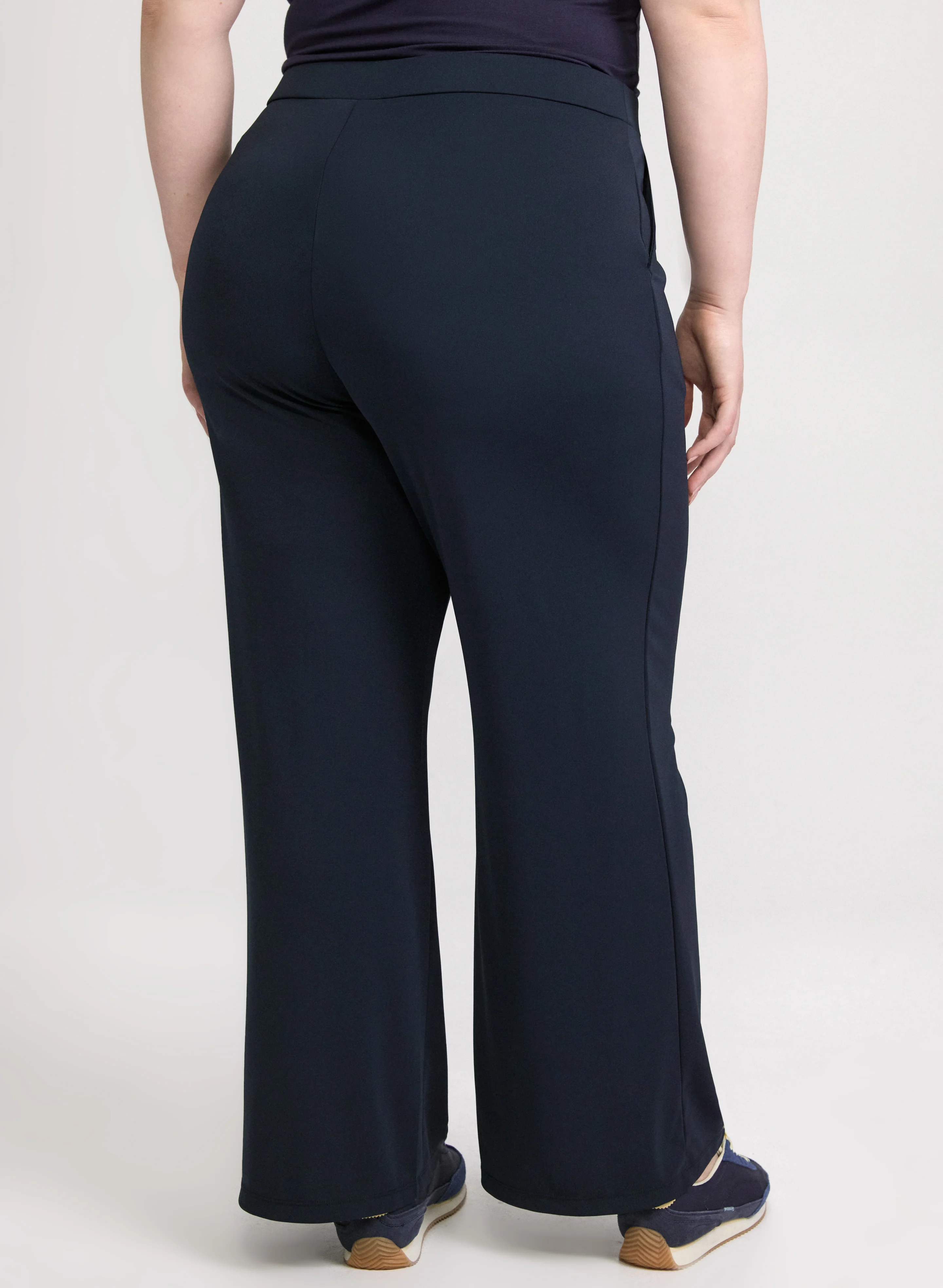 Pull-On Wide-Leg Pants - Image 2