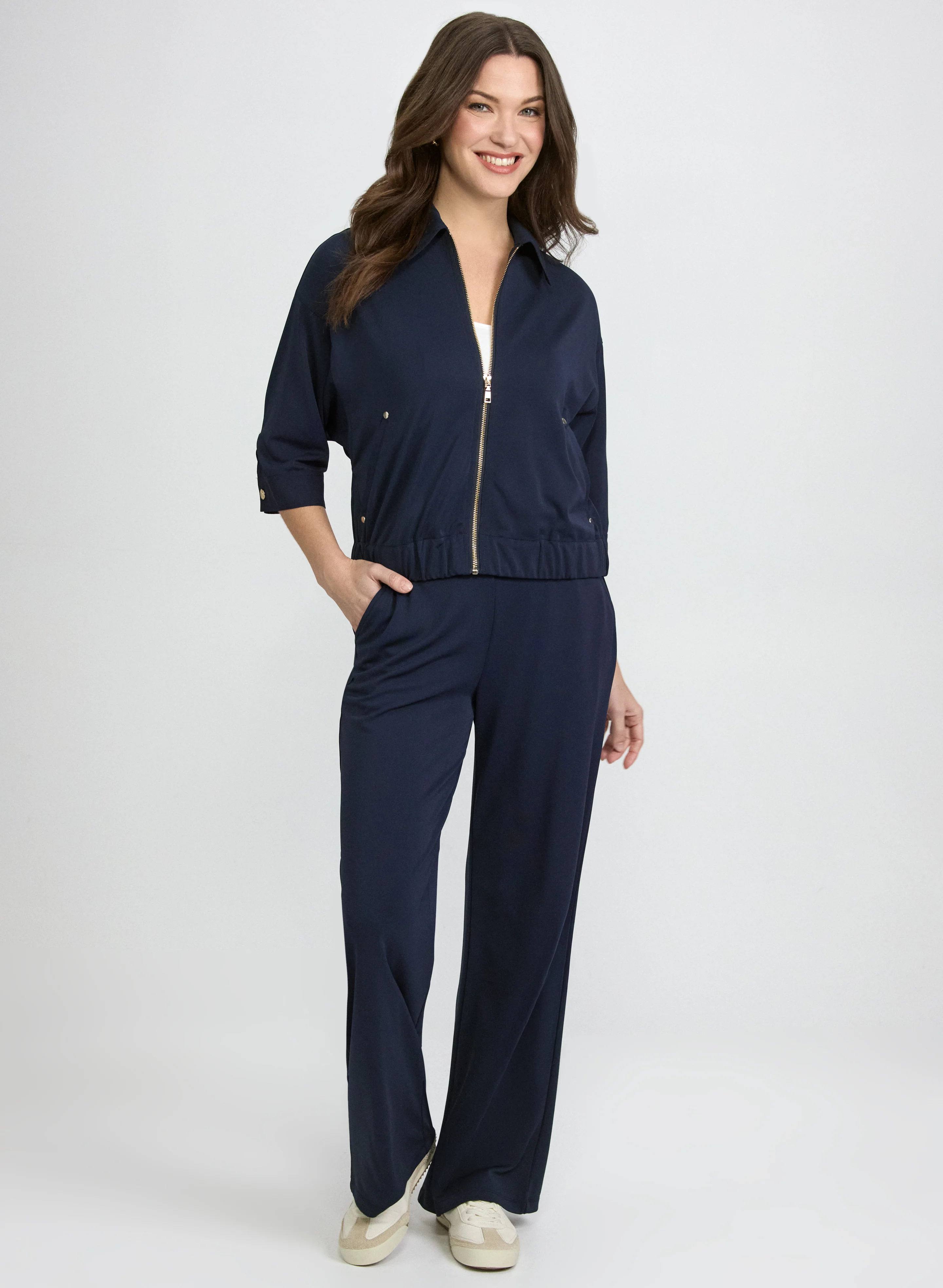 Pull-On Wide-Leg Pants - Image 3