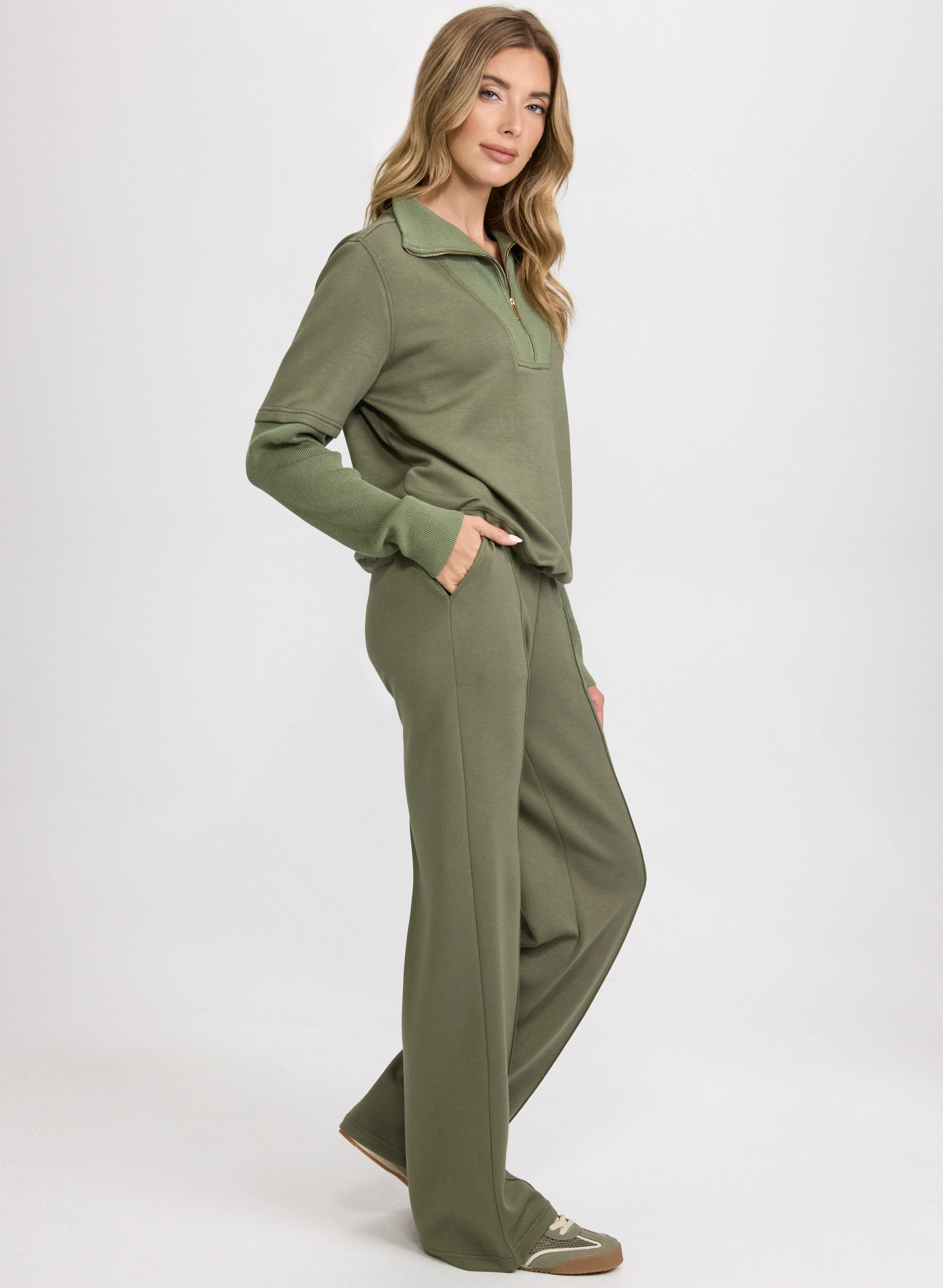 Pull-On Wide-Leg Pants - Image 4