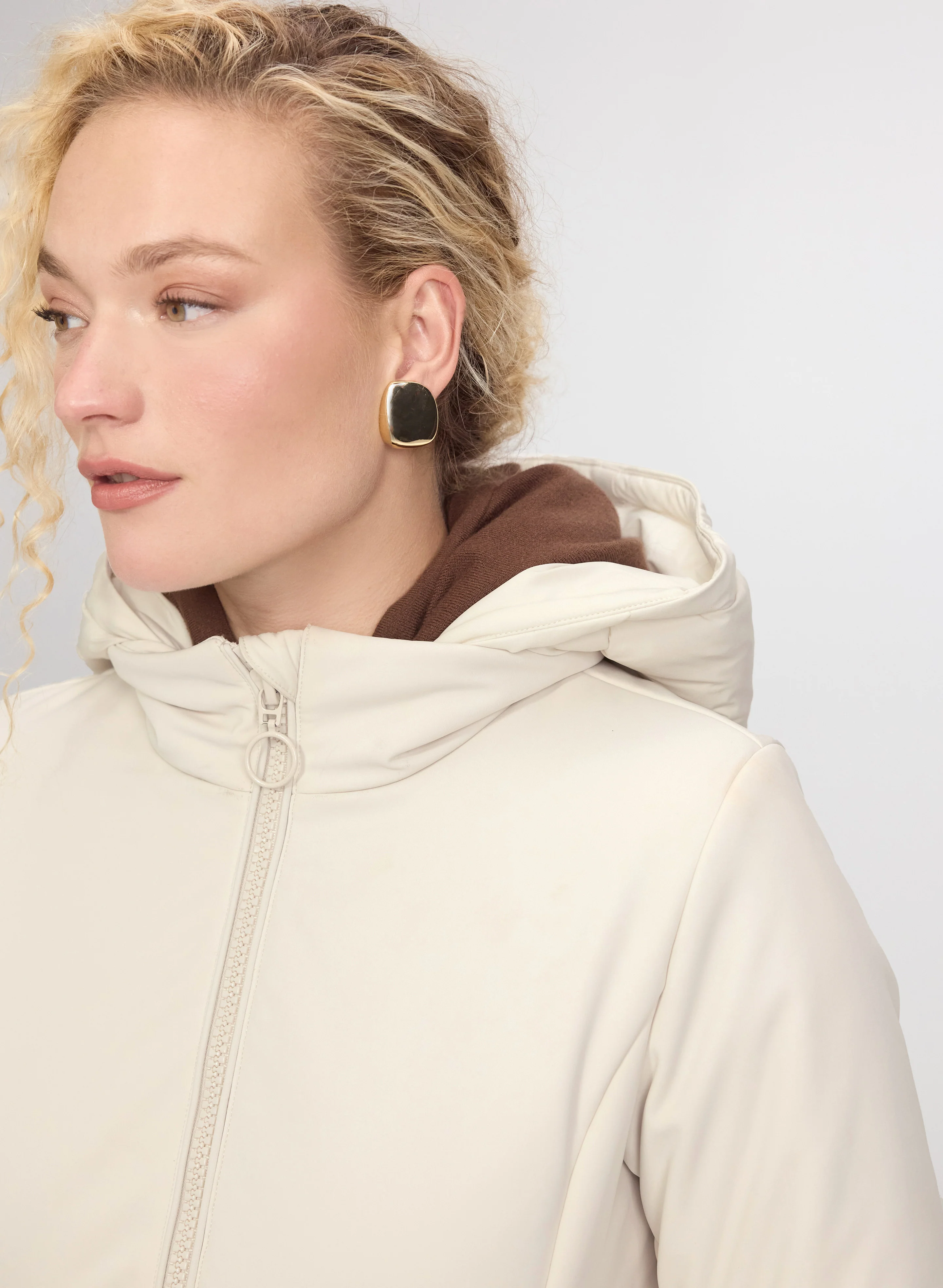 Quilted Puffer Coat - Image 6