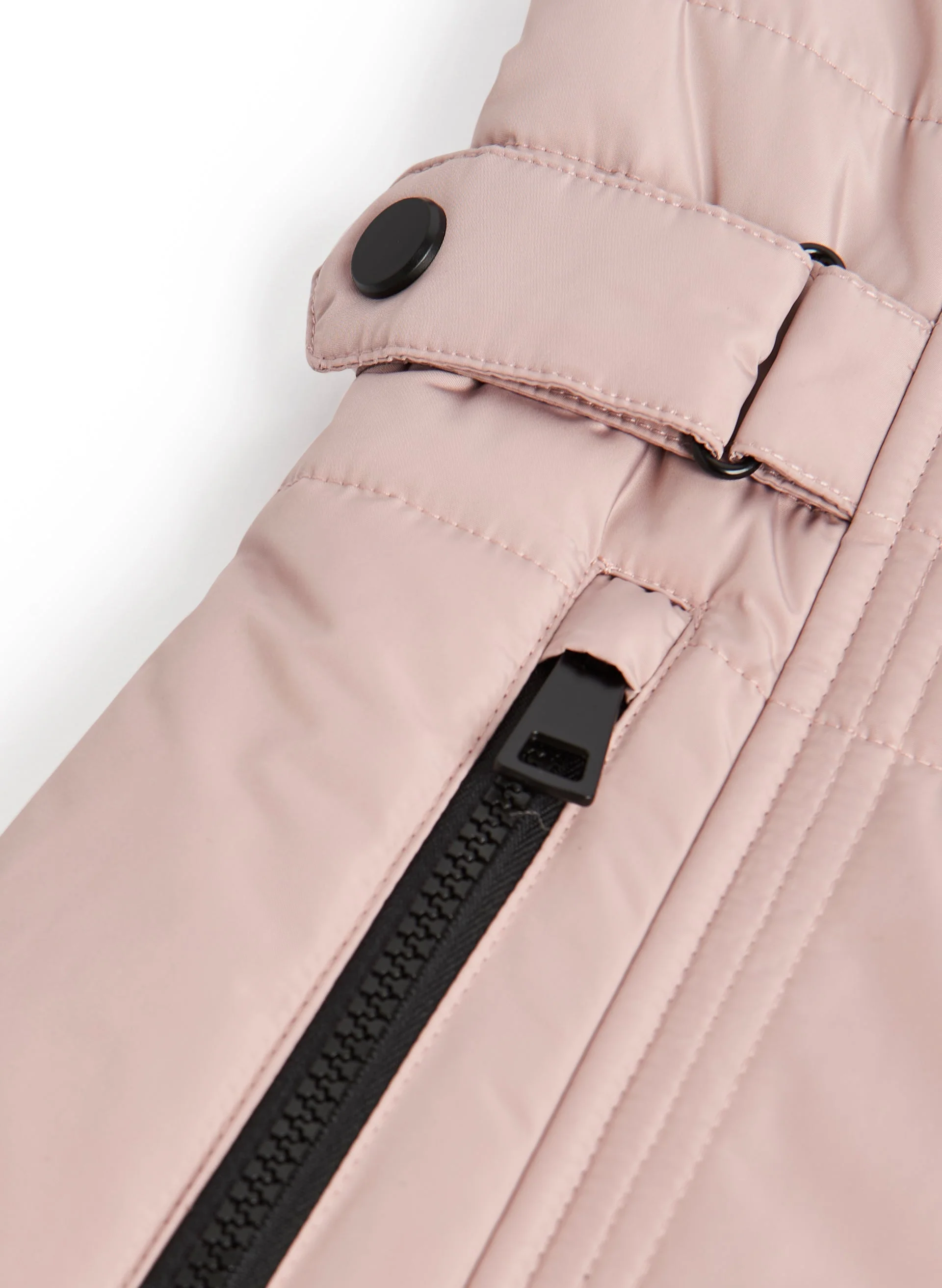 Quilted Vegan Down Coat - Image 6