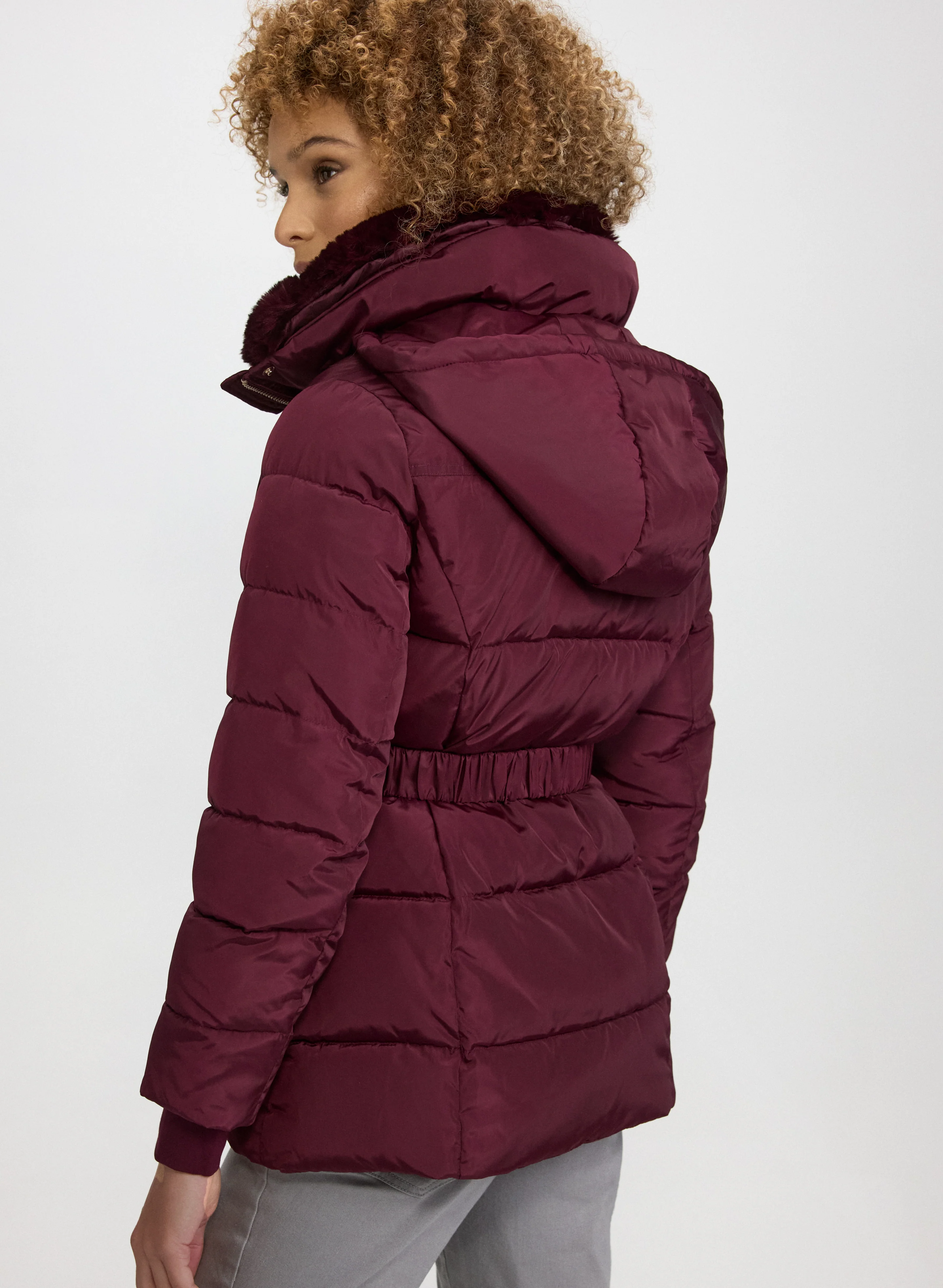 Quilted Zip Coat - Image 4