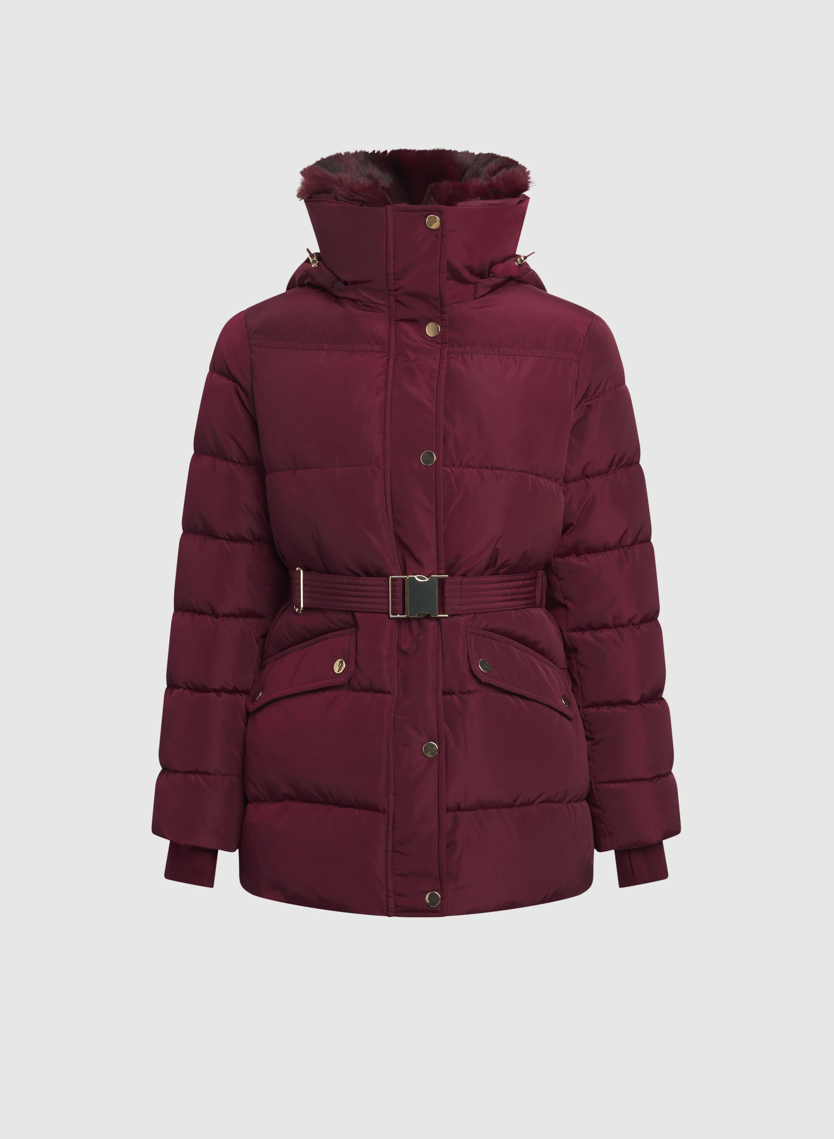 Quilted Zip Coat - Image 6