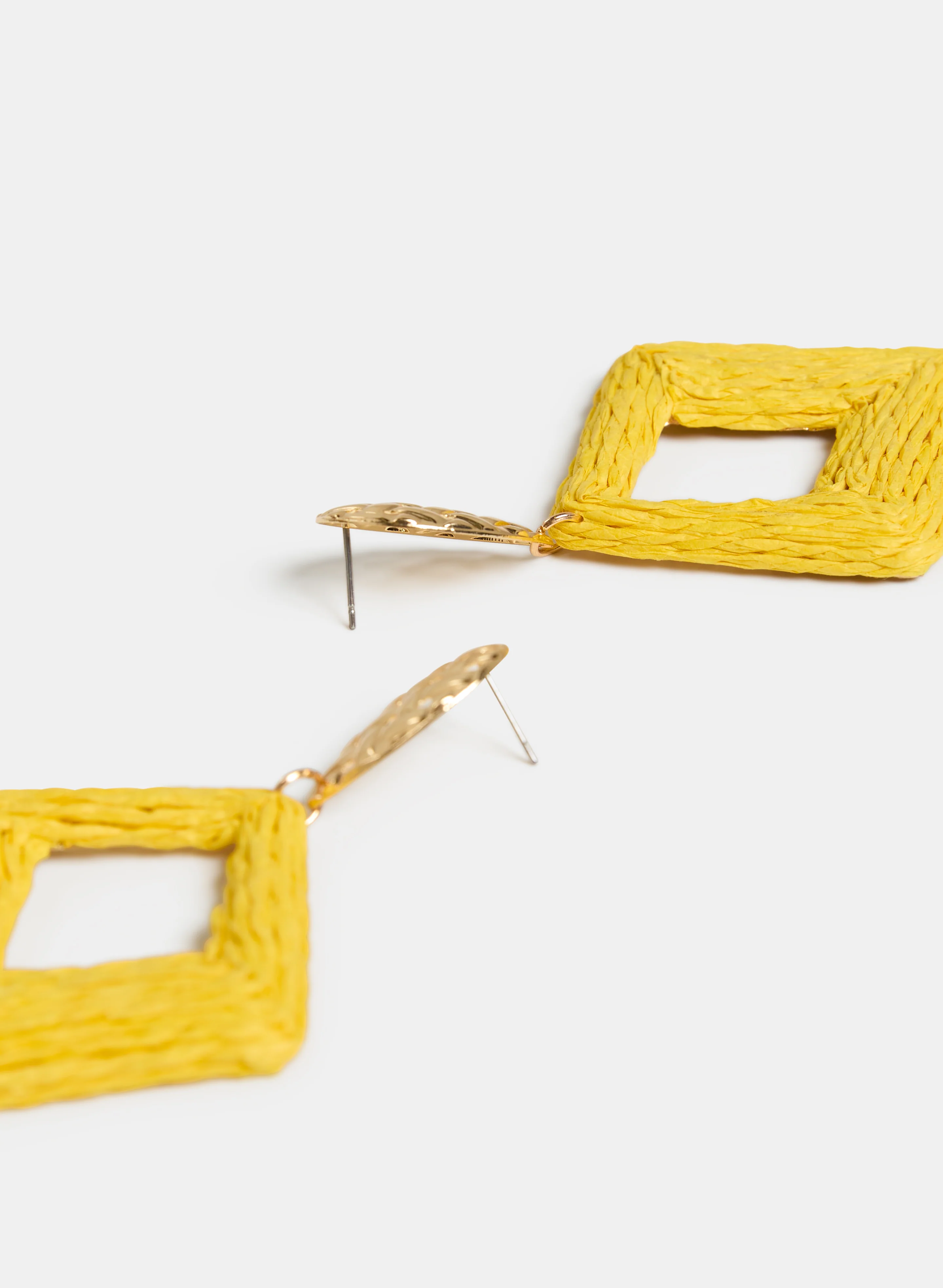 Raffia Drop Earrings - Image 3