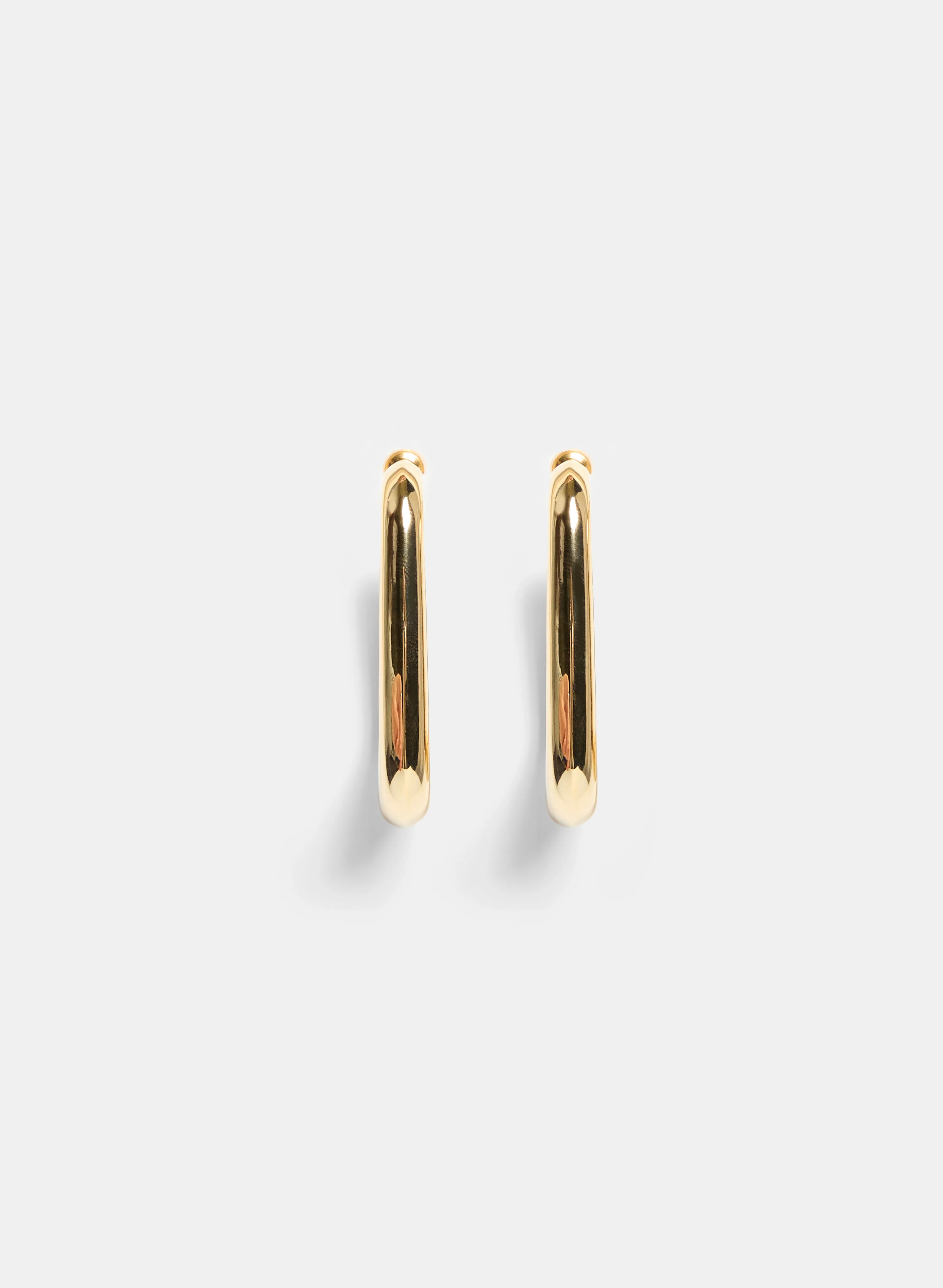 Rectangular Open Hoop Earrings