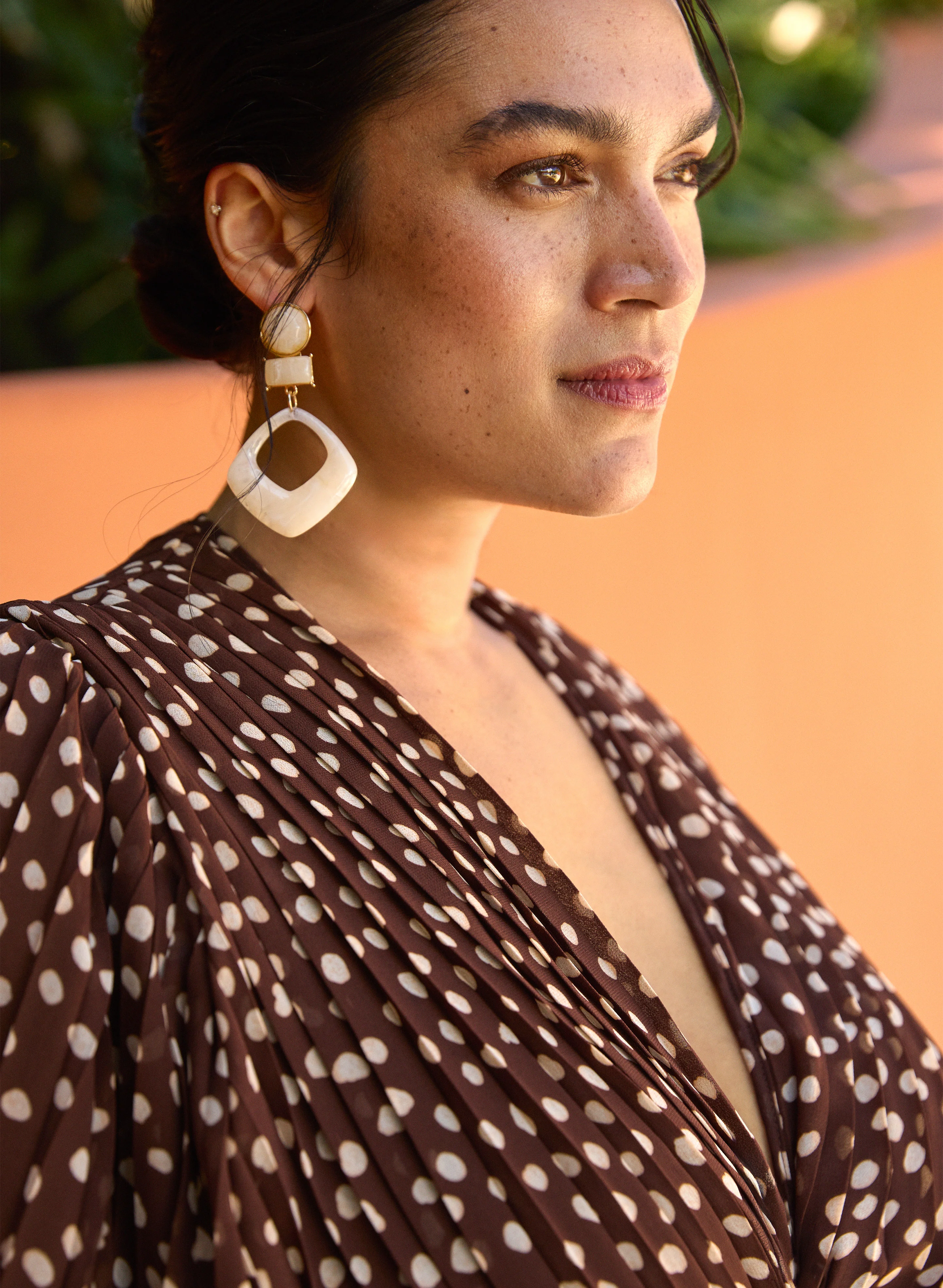 Resin Drop Earrings - Image 2