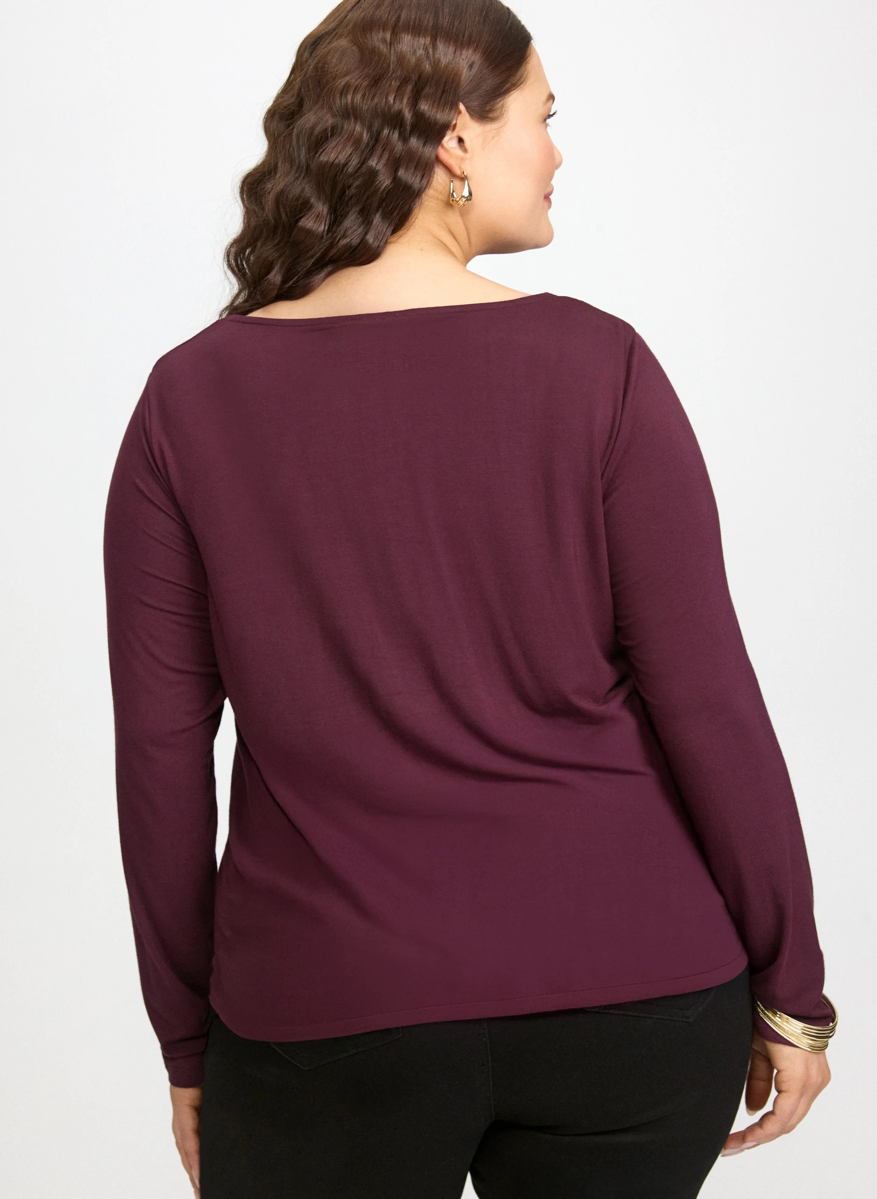 Rhinestone Detail T-Shirt - Image 9