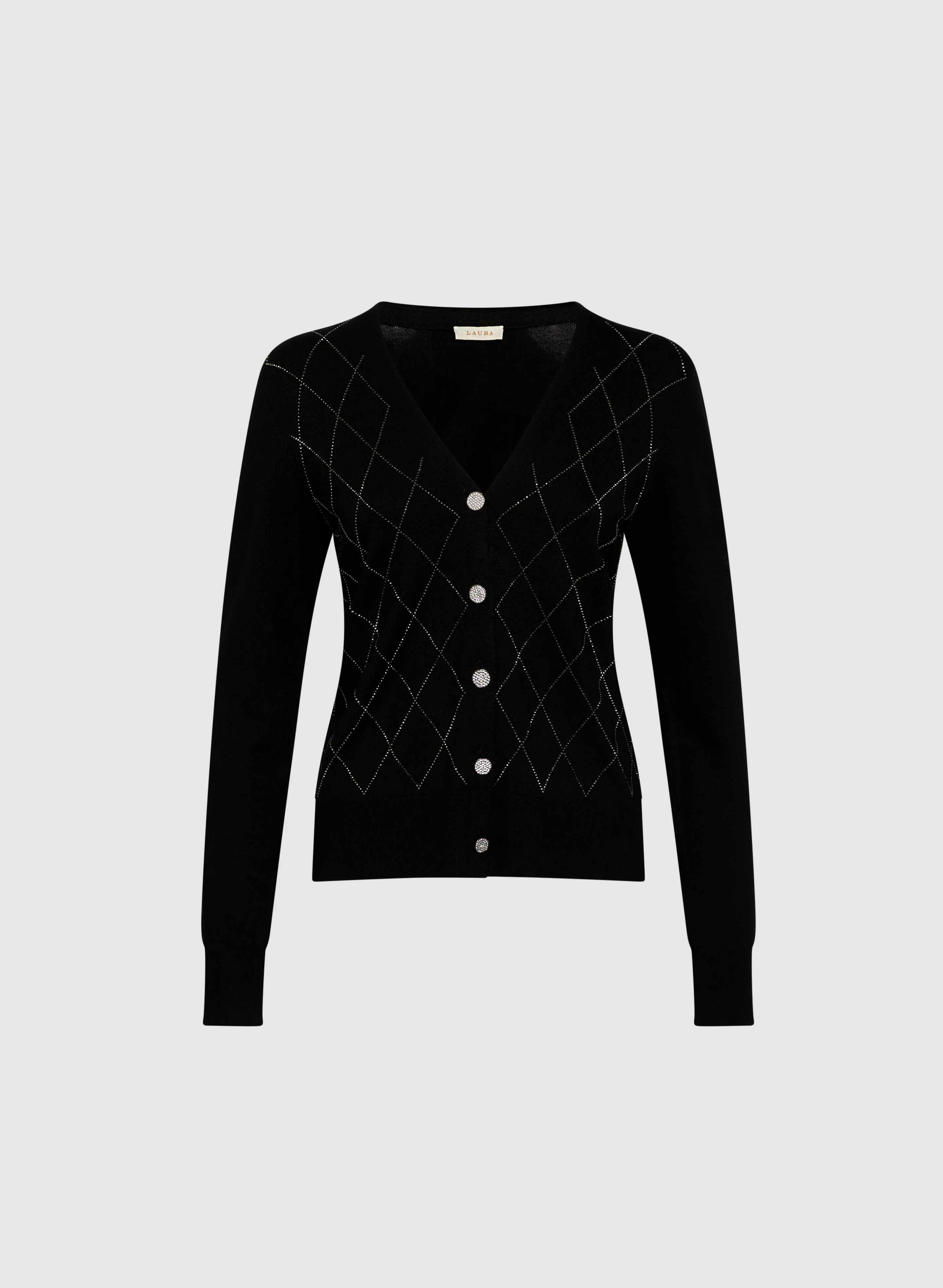 Rhinestone Embellished Cardigan - Image 6