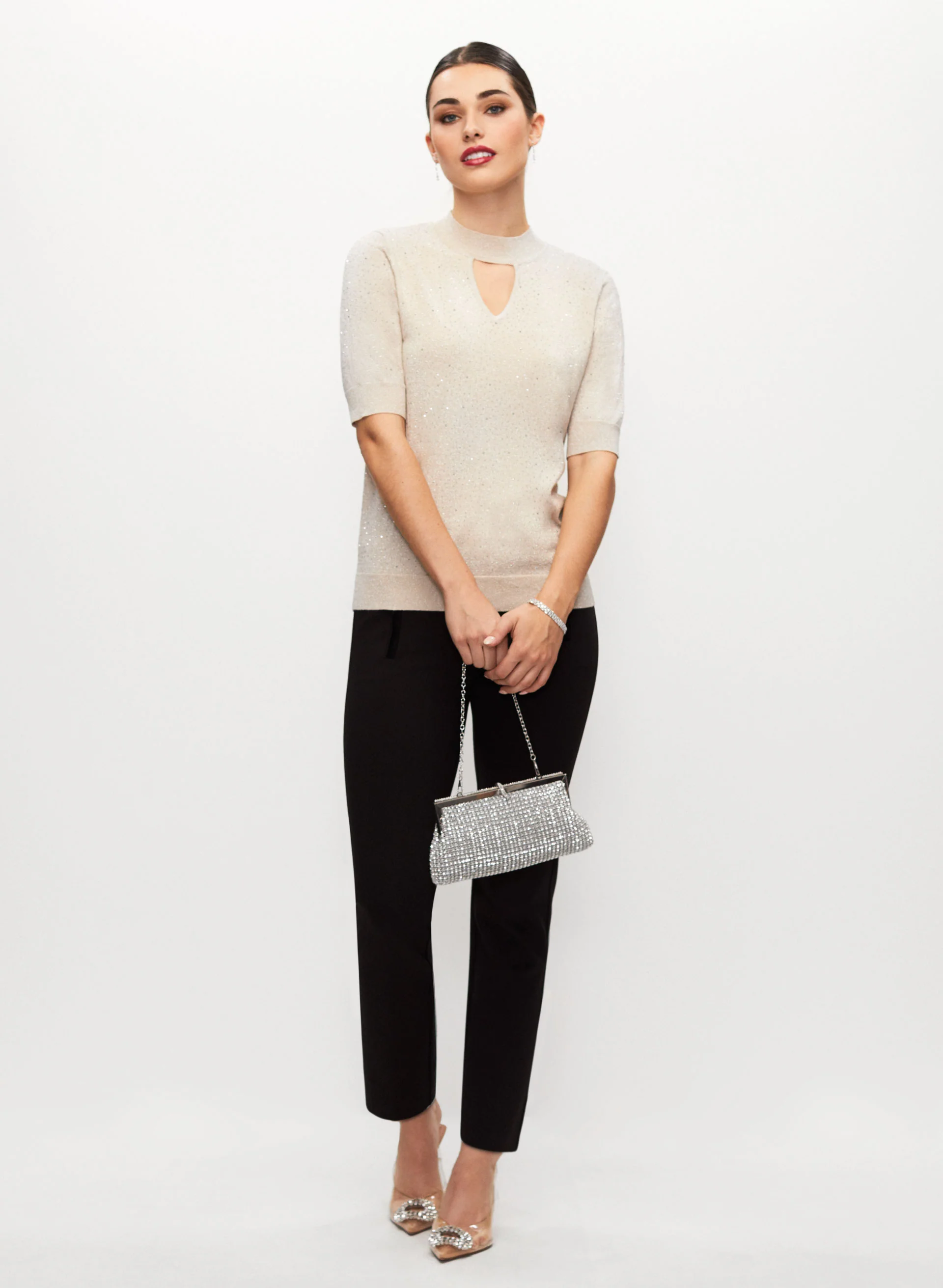 Rhinestone Embellished Sweater - Image 3