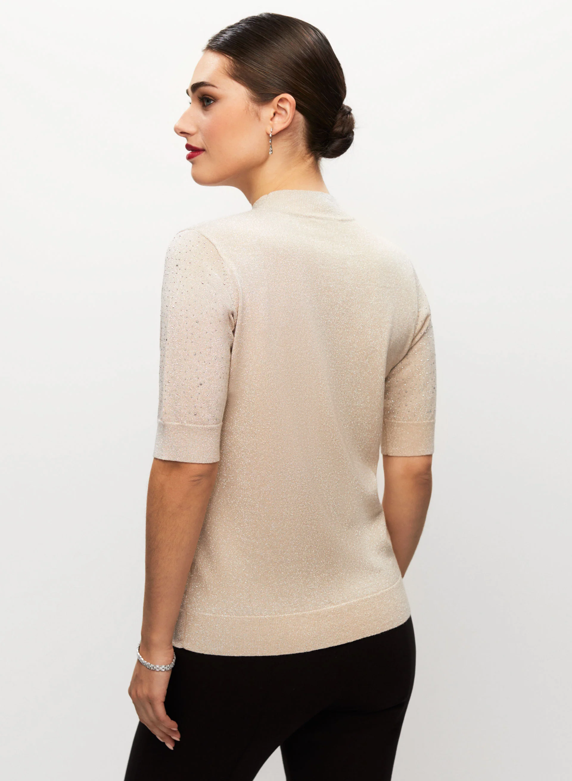Rhinestone Embellished Sweater - Image 4