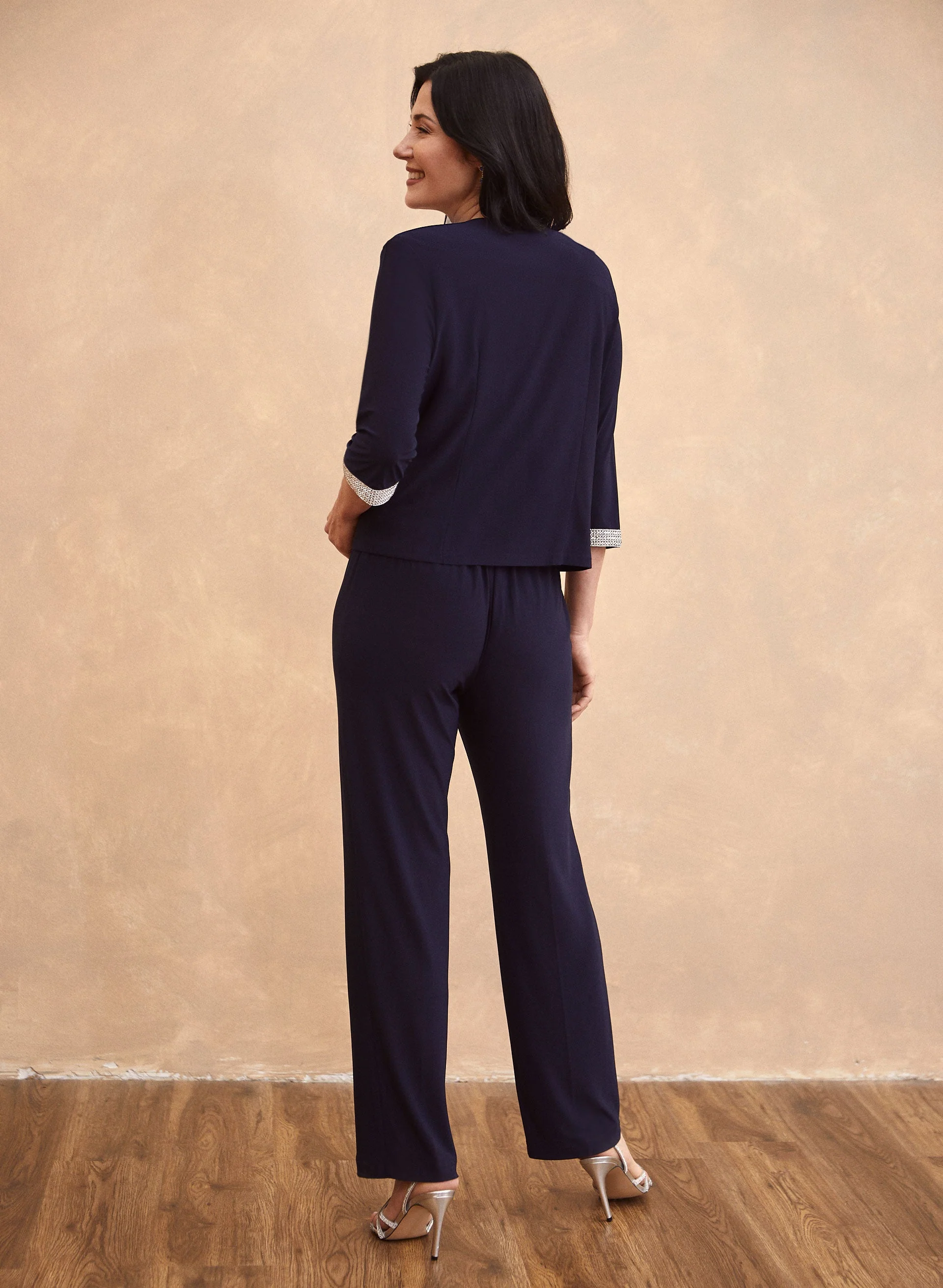 Rhinestone Jacket, Cami & Pants Set - Image 2