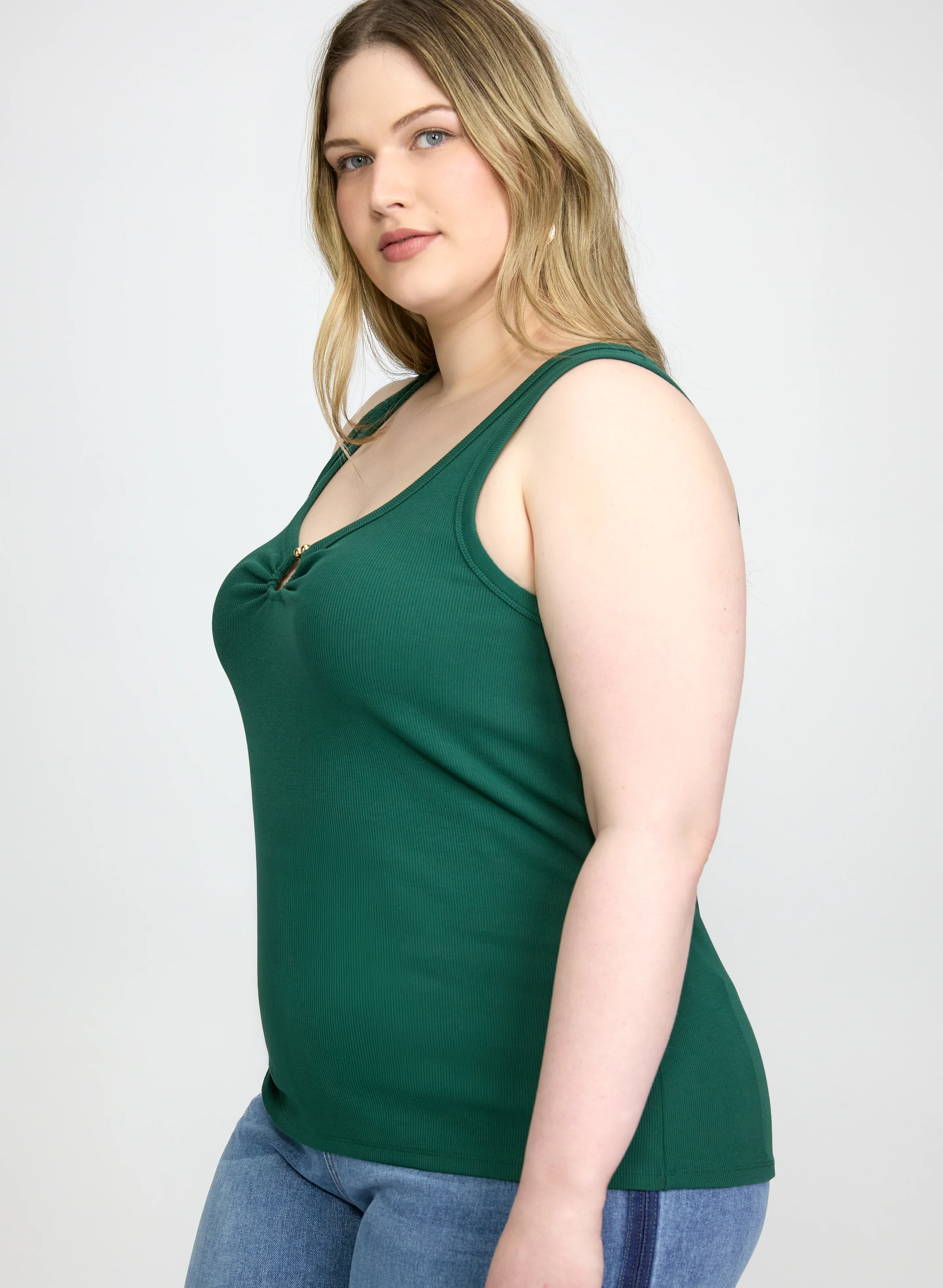Rib Knit Cami - Image 2