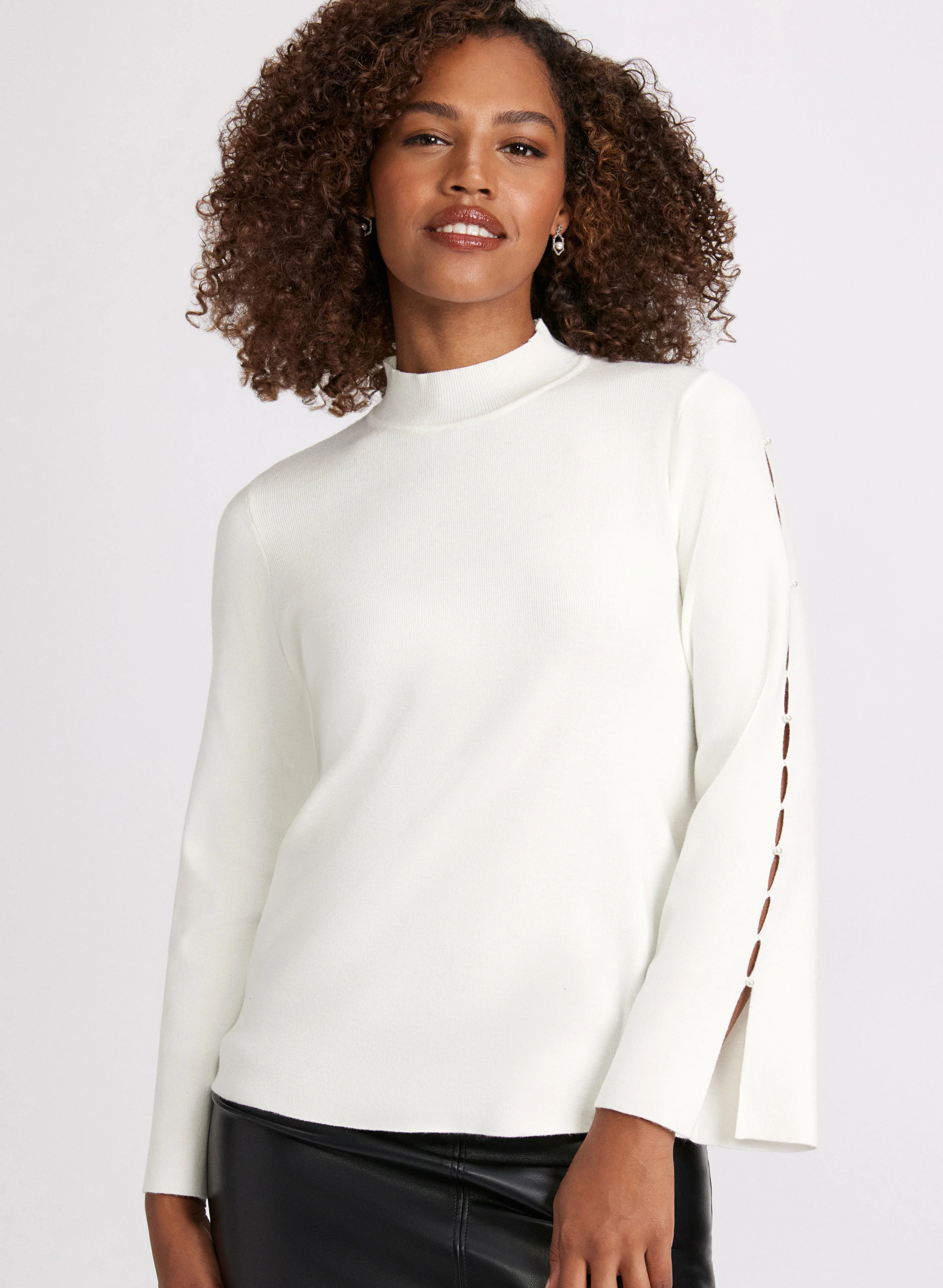 Rib Knit Sweater - Image 2