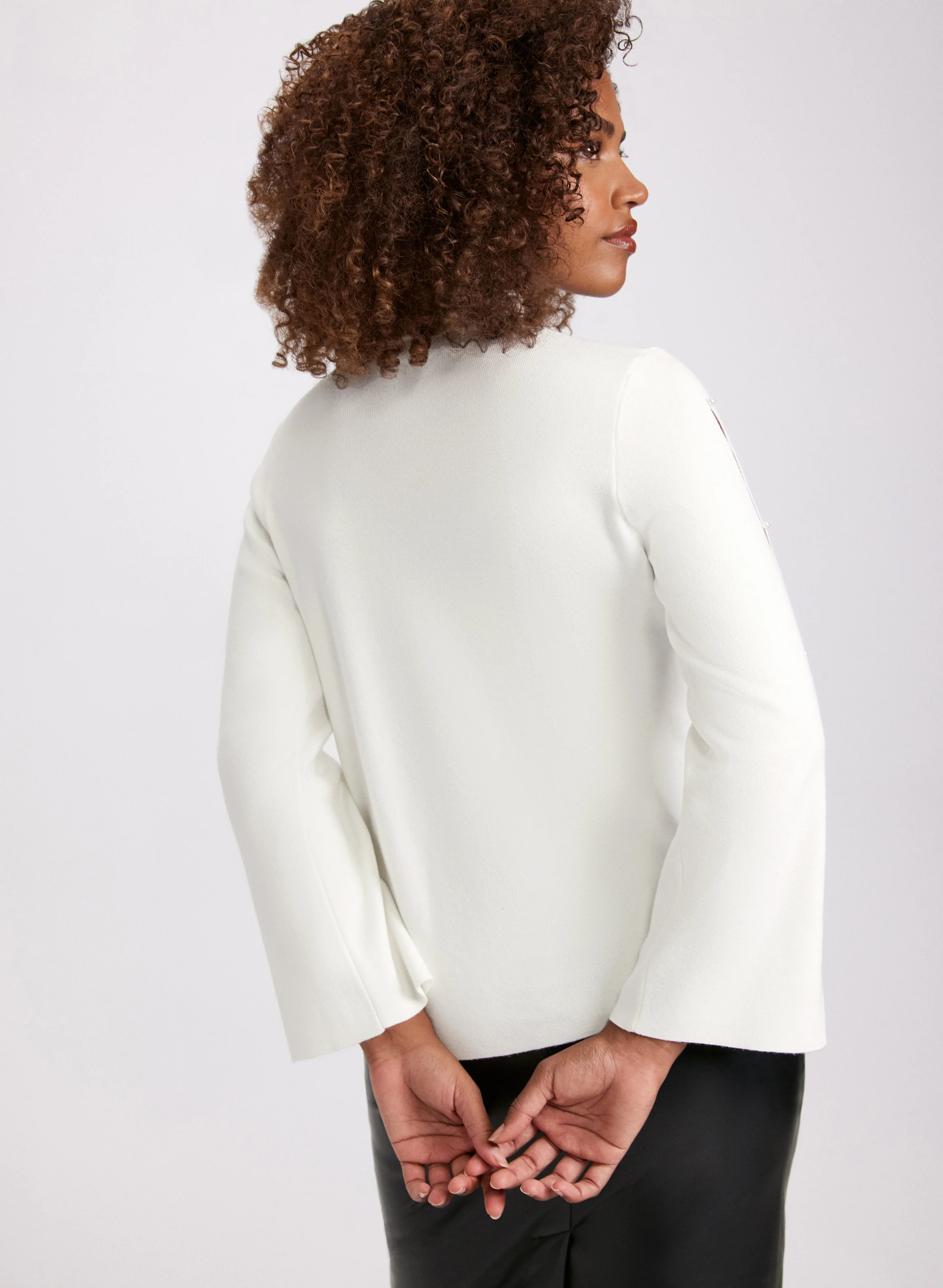 Rib Knit Sweater - Image 4