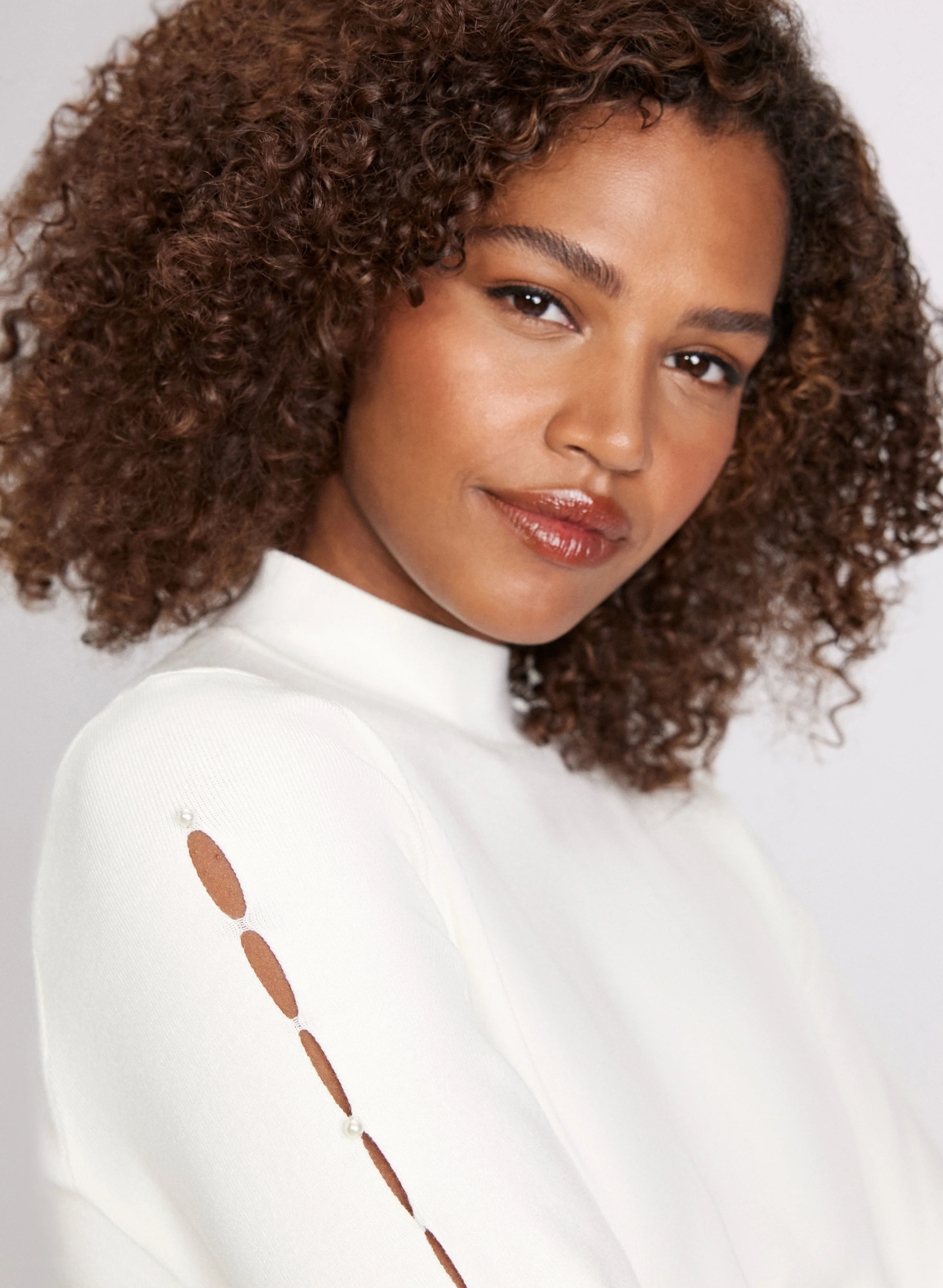 Rib Knit Sweater - Image 5