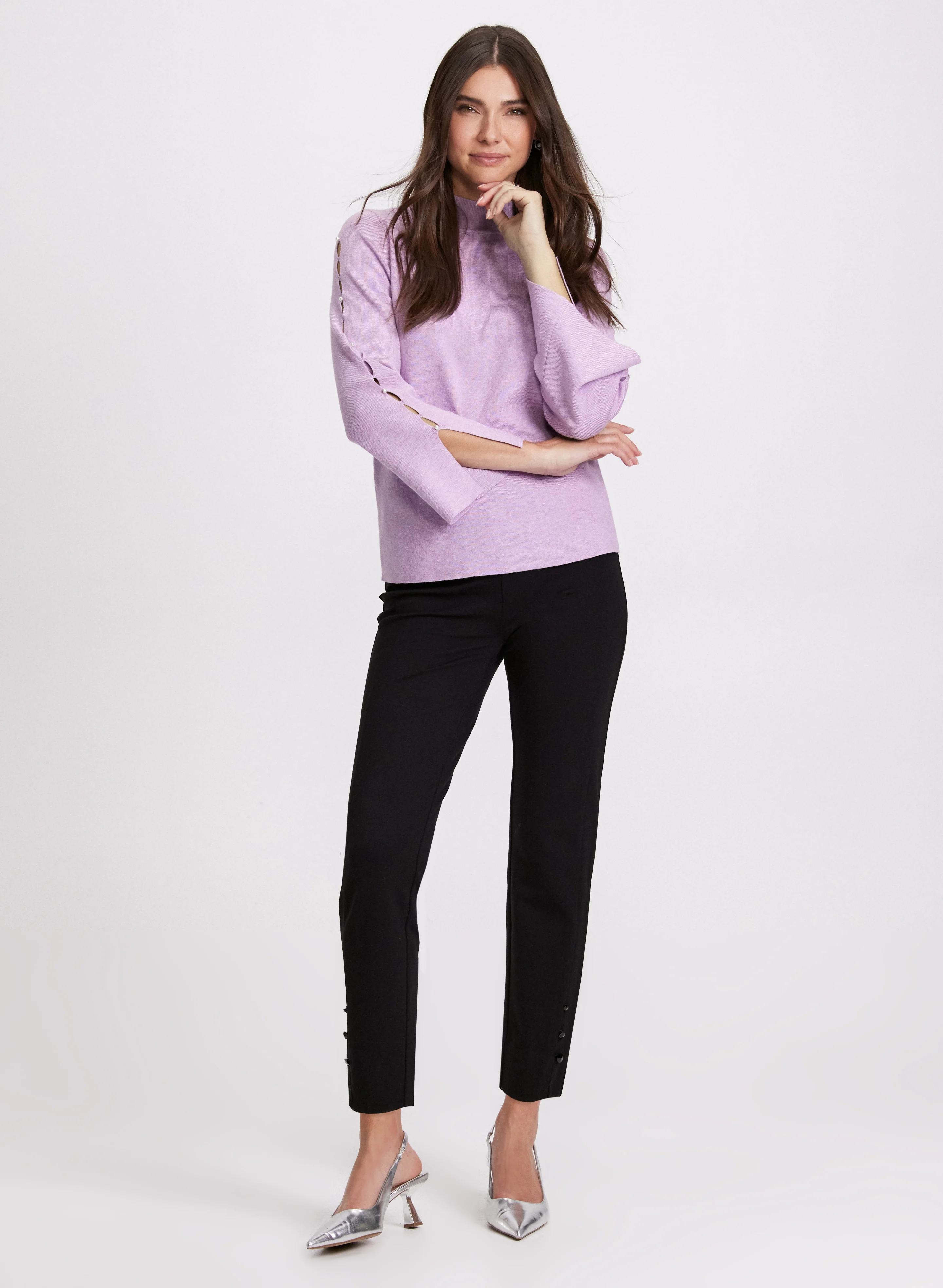 Rib Knit Sweater - Image 3