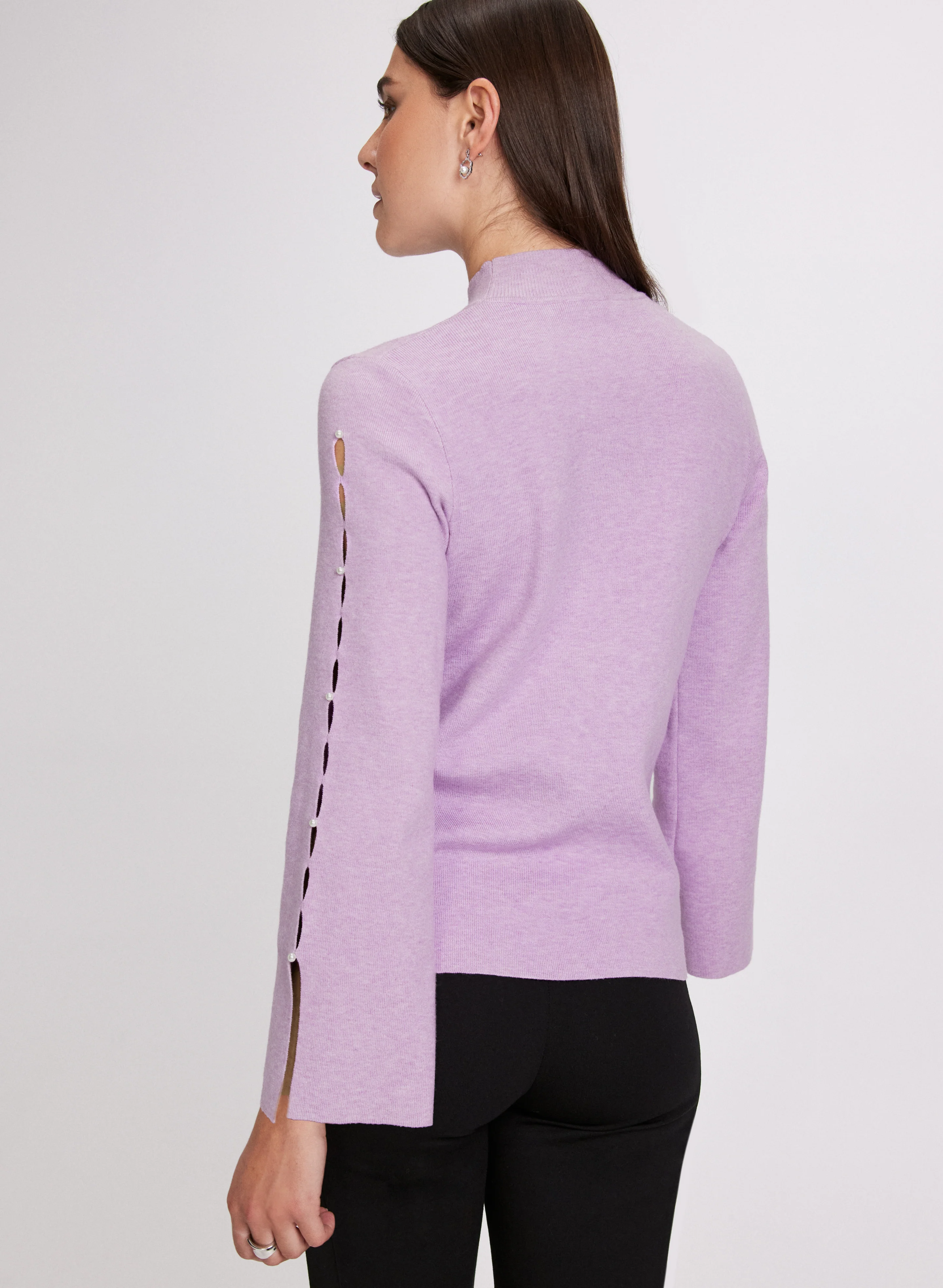 Rib Knit Sweater - Image 4