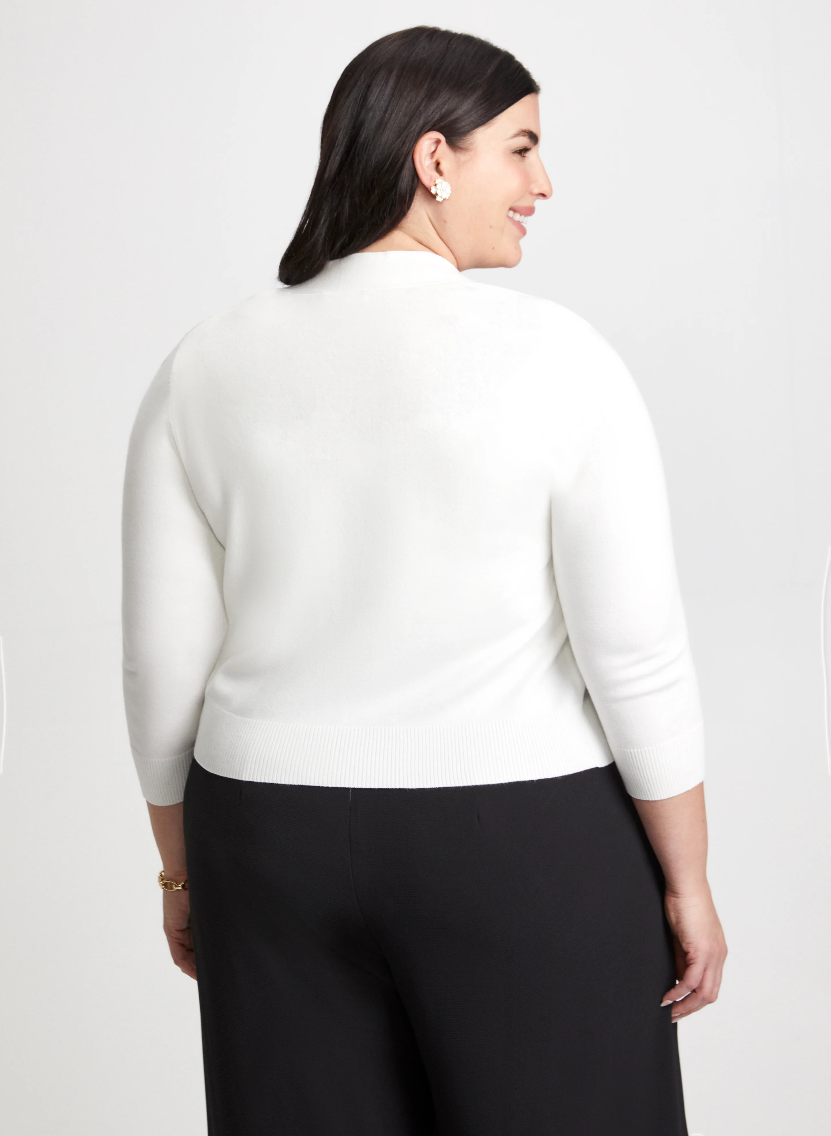 Ribbed Knit Cardigan - Image 4