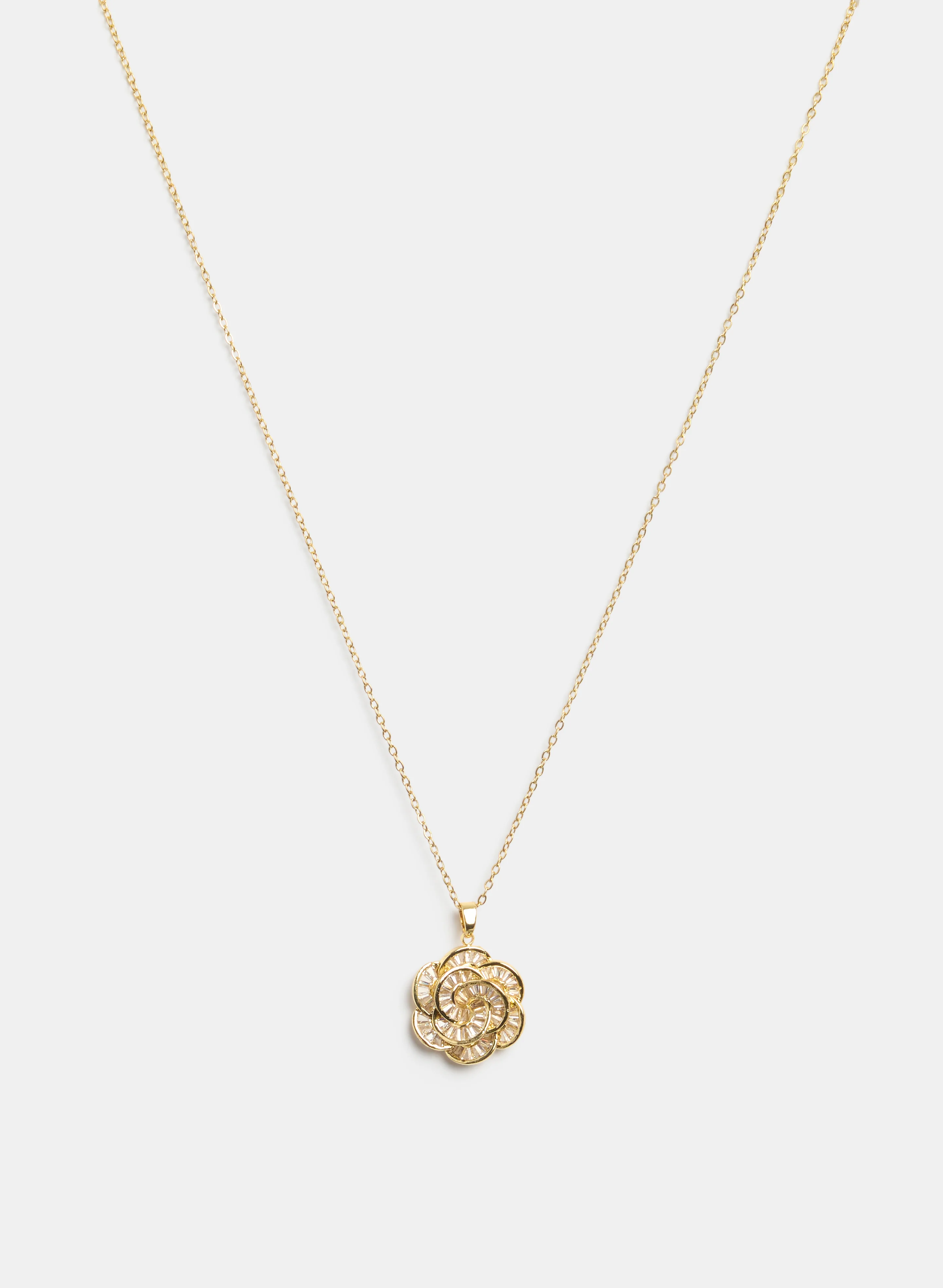 Rose Pendant Necklace