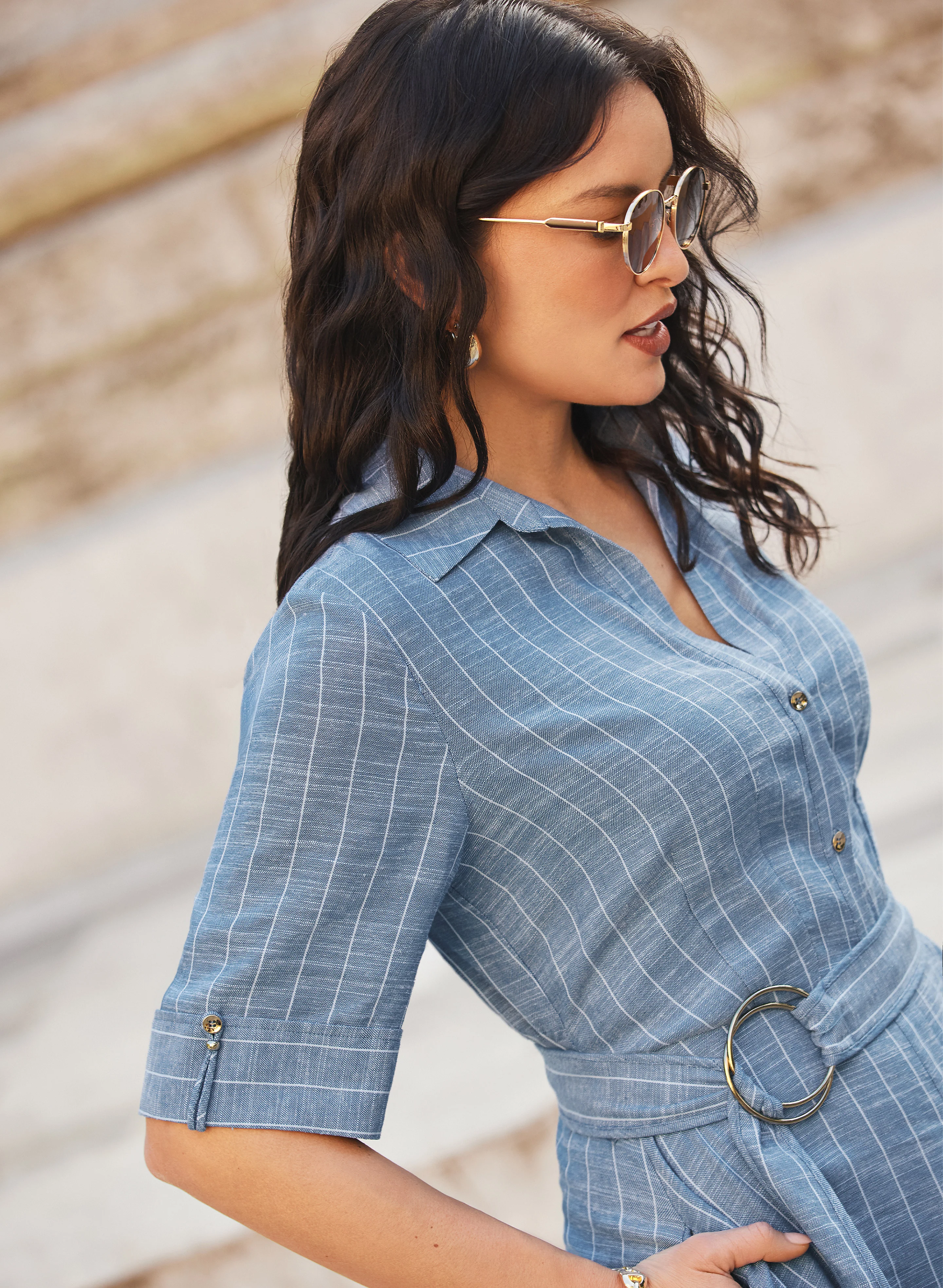 Round Sunglasses - Image 2